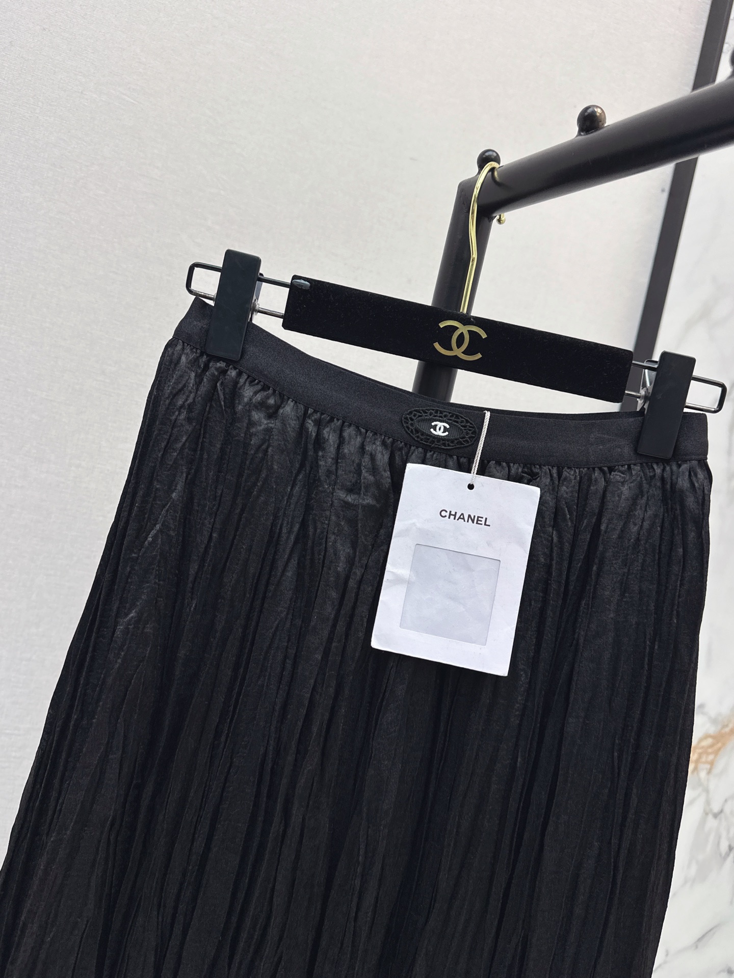 Chan 26fw pleated skirt