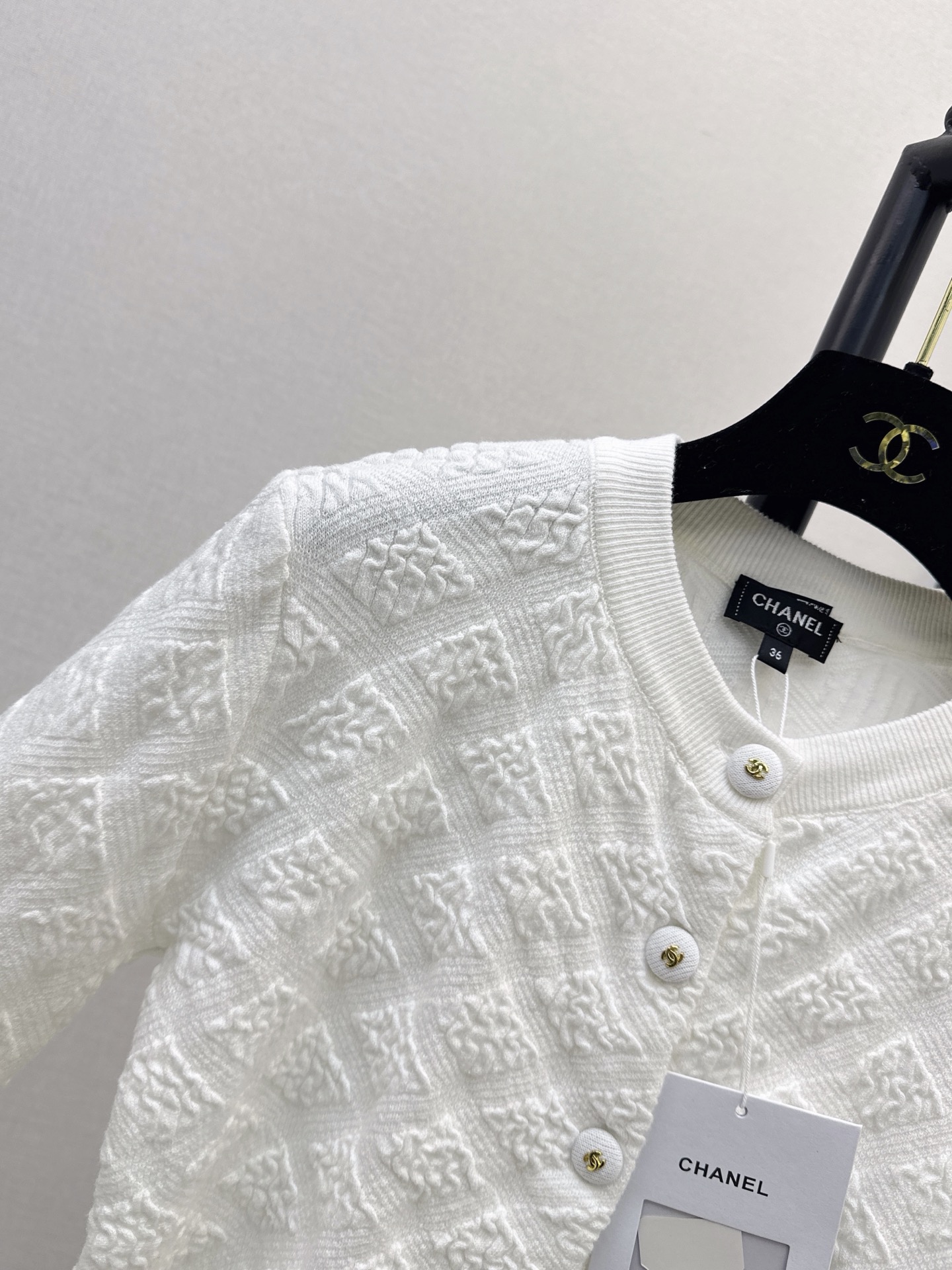 Chan 26fw jacquard cardigan