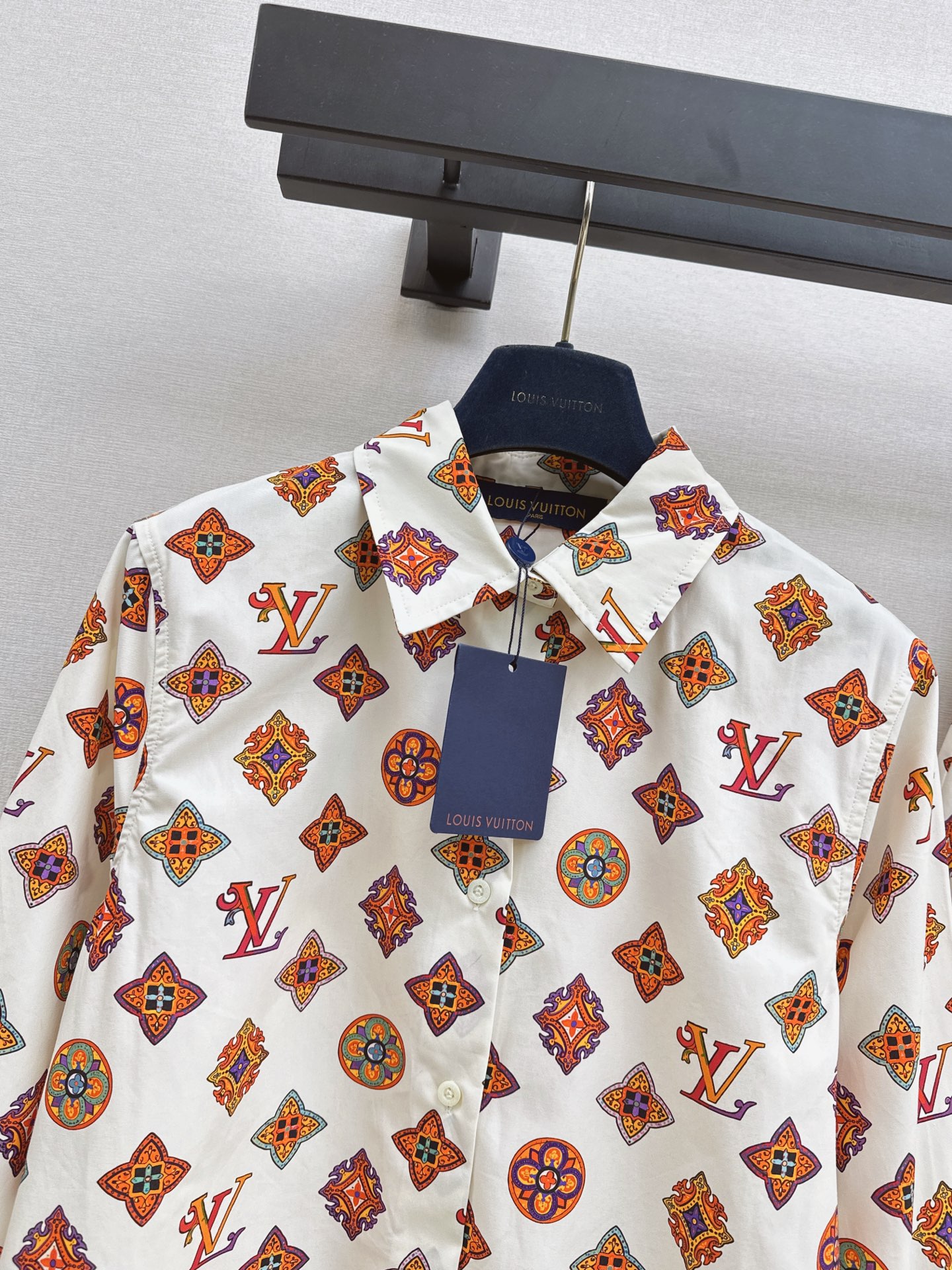 Loui 26fw print shirt skirt sets
