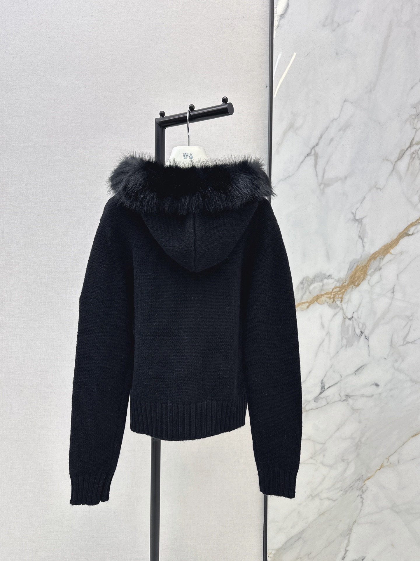 Monc 26fw hooded knit jacket