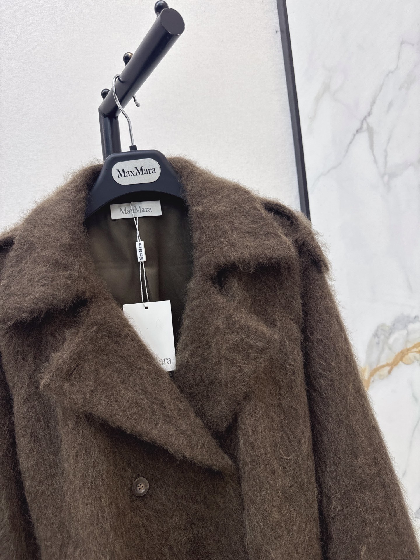 Max 26fw belted woolen jacket