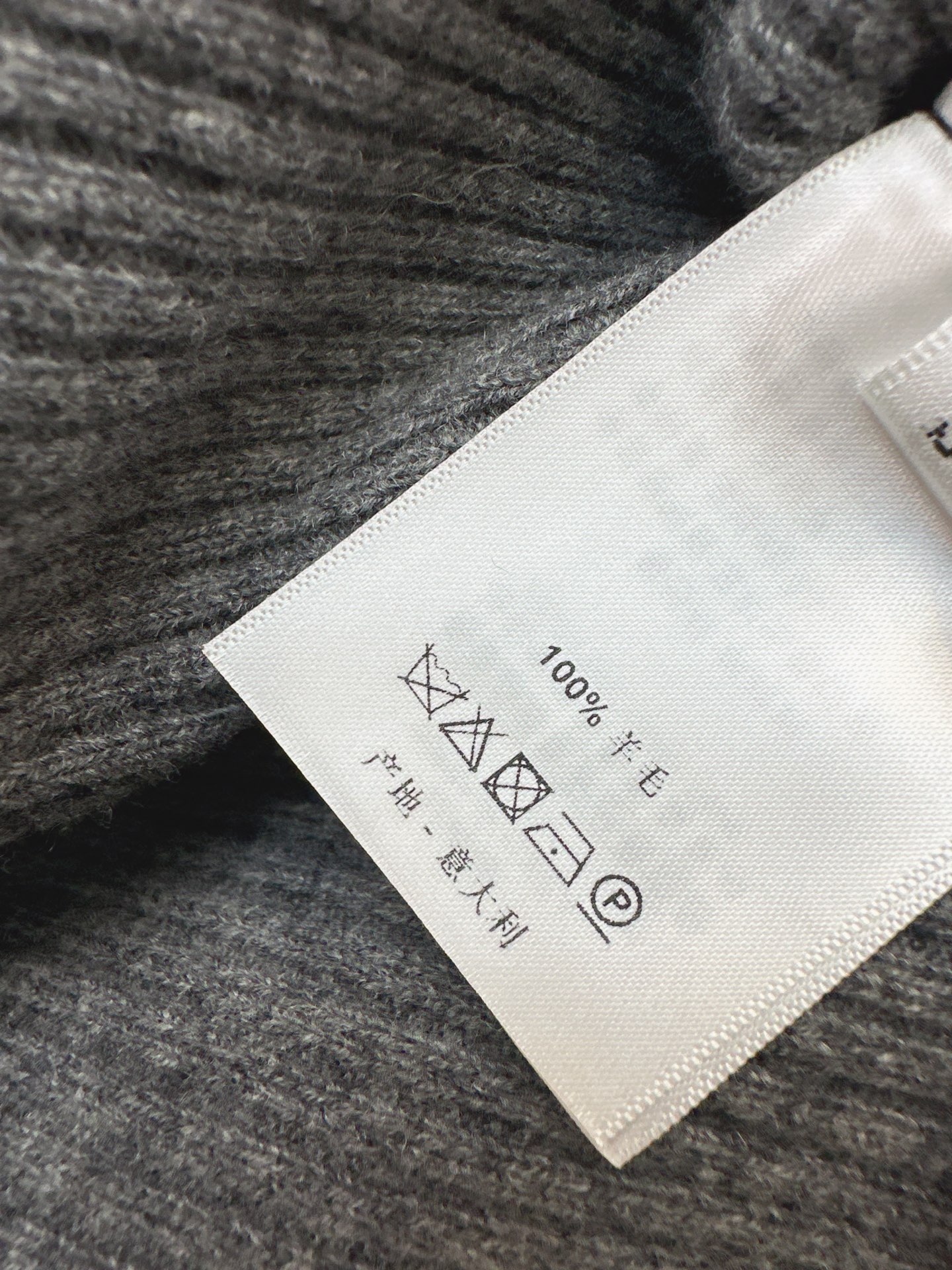 Brun 26fw stand collar knit cardigan