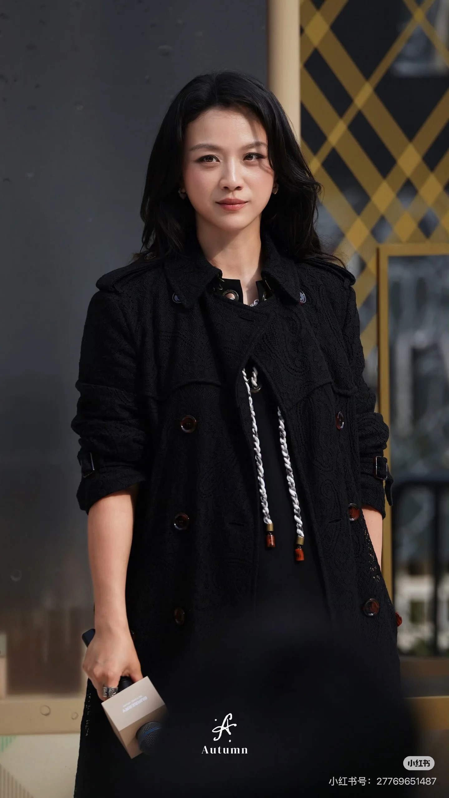 Bur 26fw lace trench coats