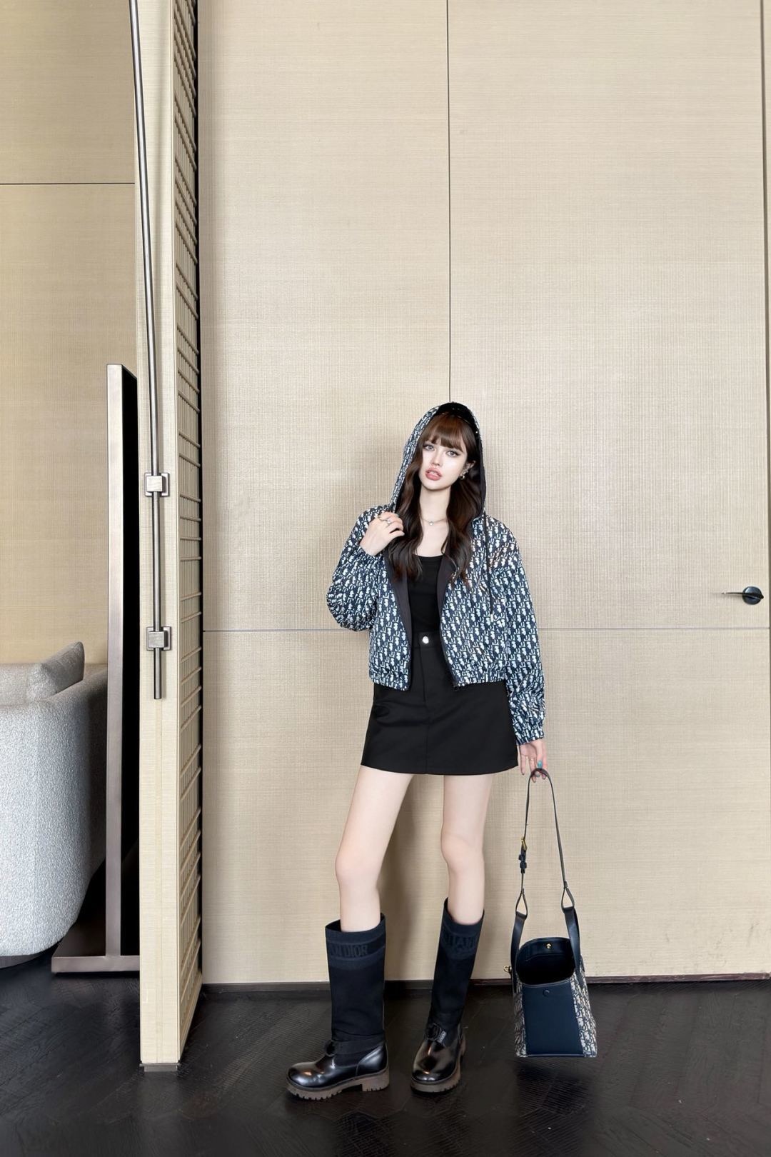 CD 26fw eversible hooded jacket