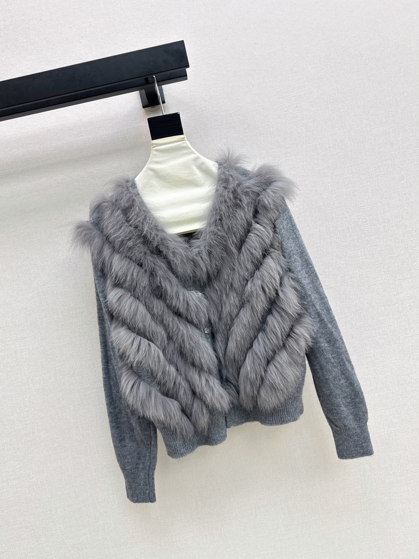 Fen 26fw wool knit jacket