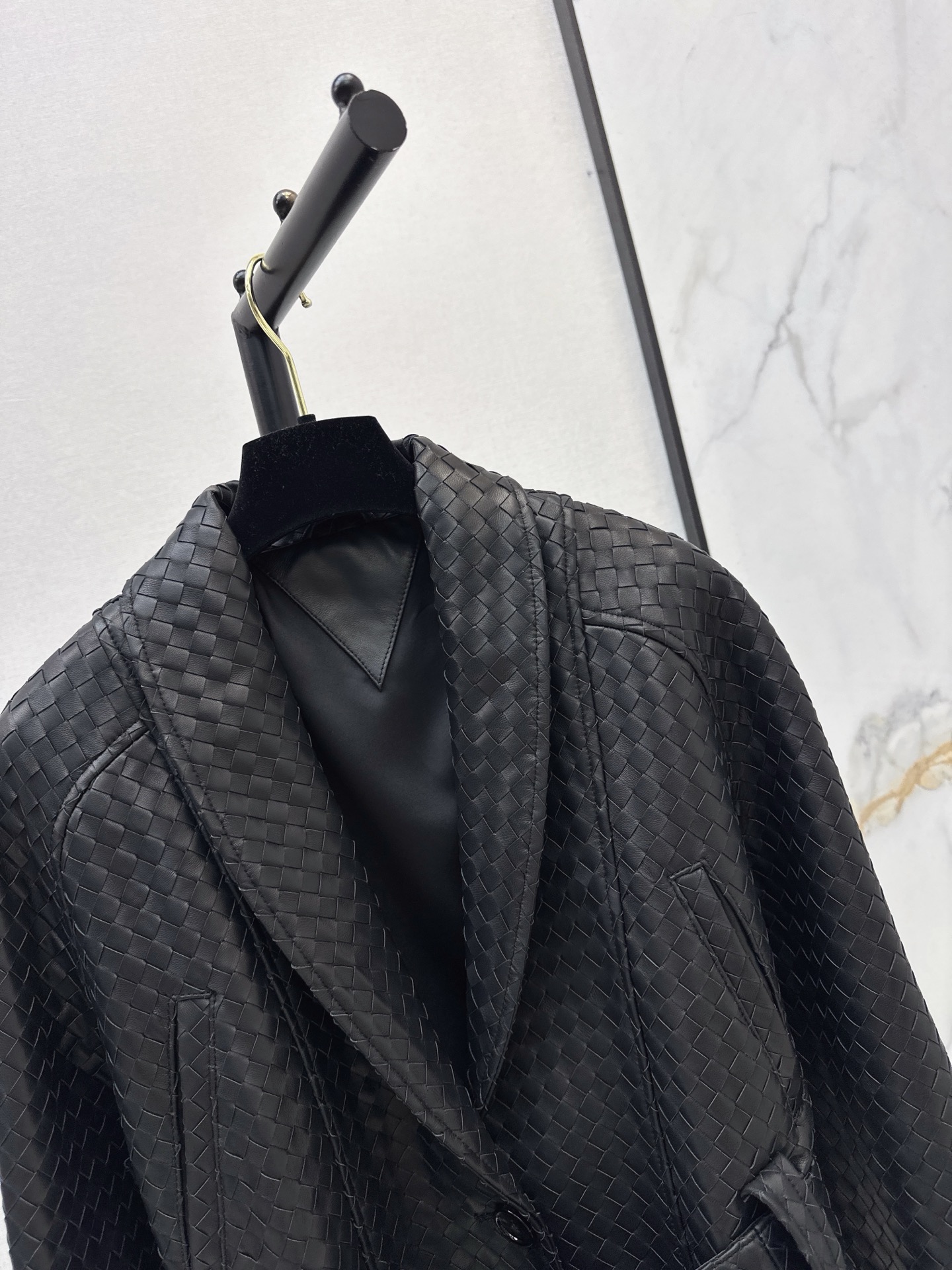 Bott 26ssbelted leather jacket