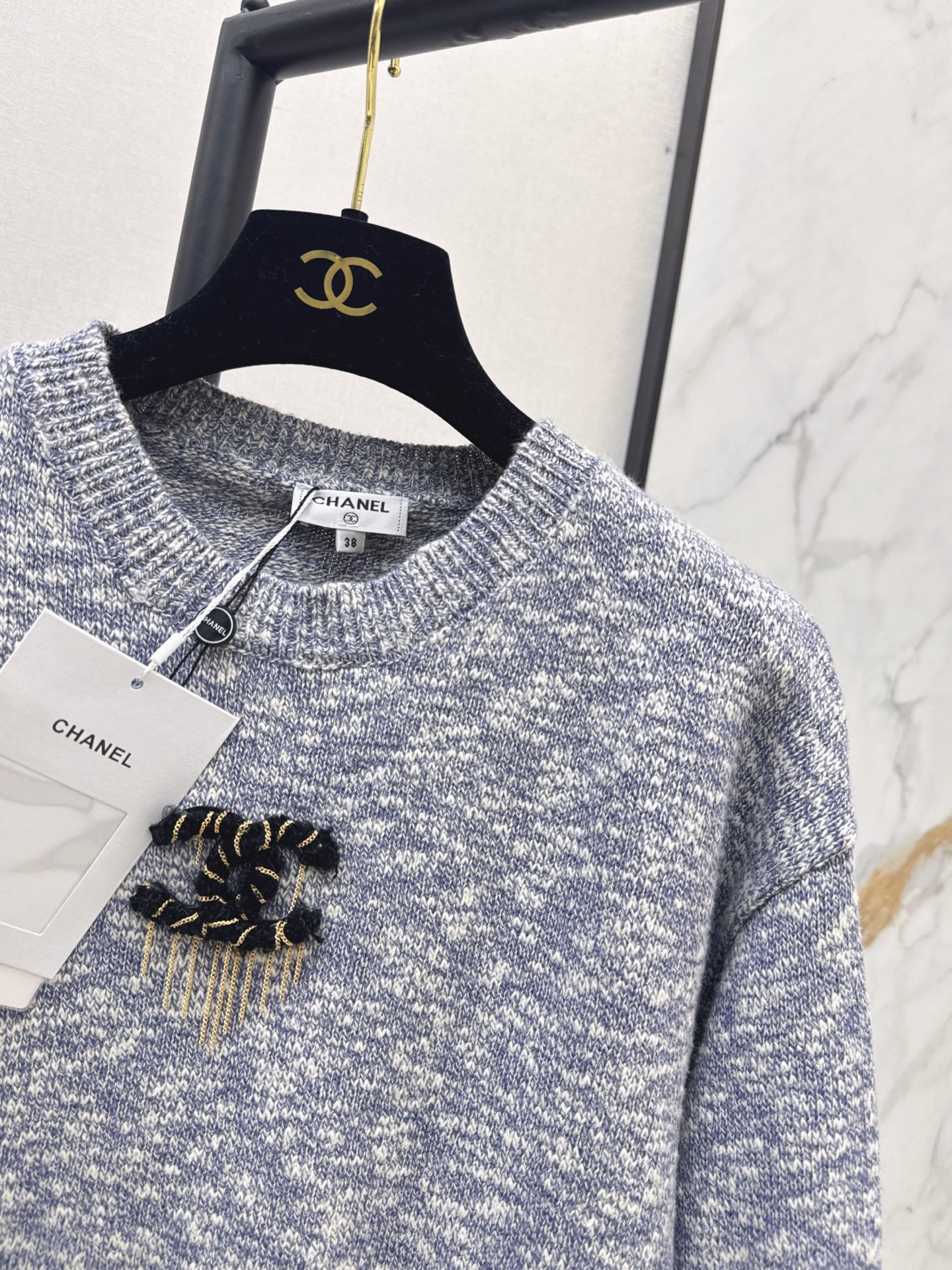 Chan 26fw embroidery sweater