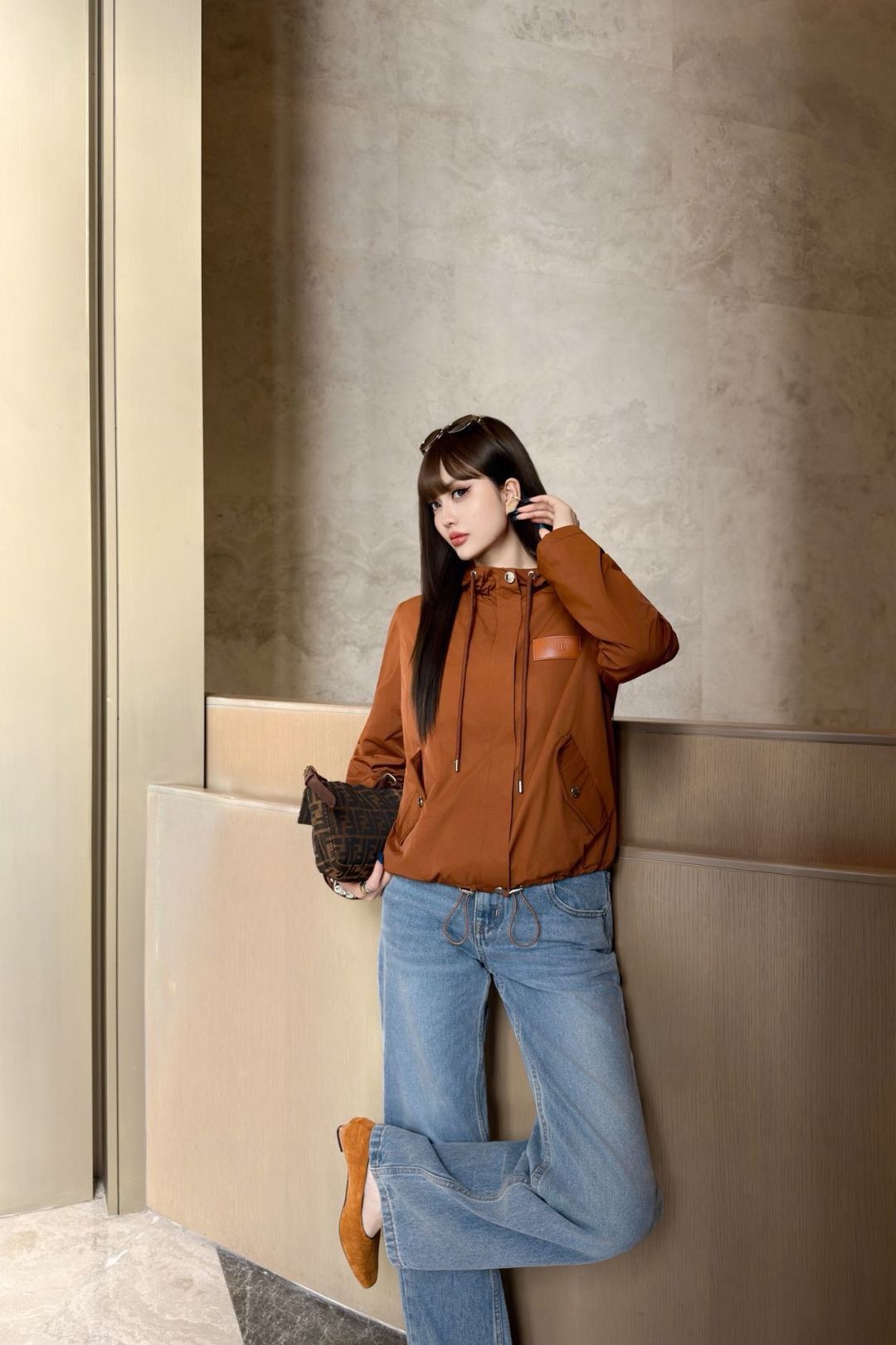 Fen 26fw hooded jacket
