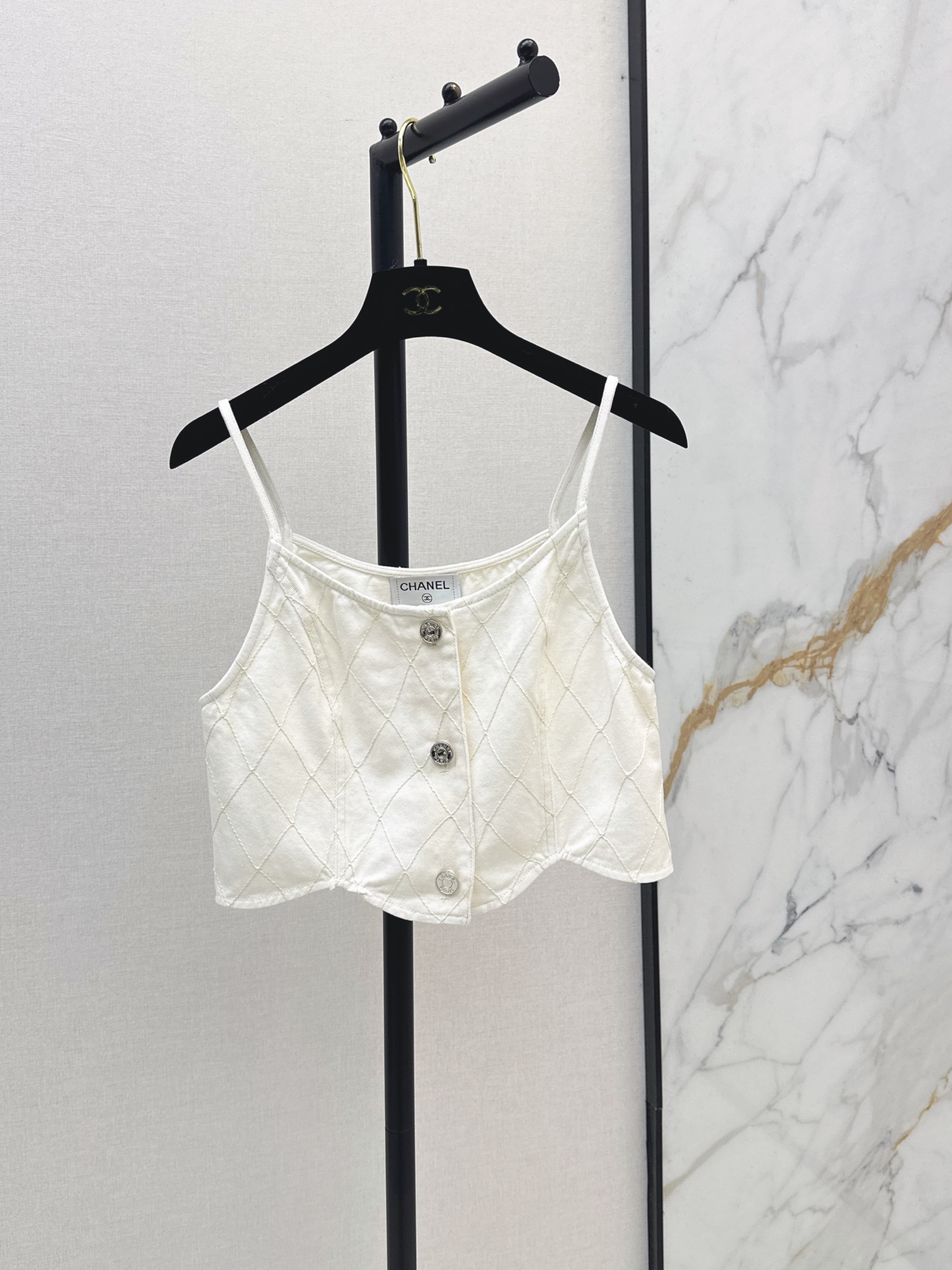Chan 26fw denim camisole