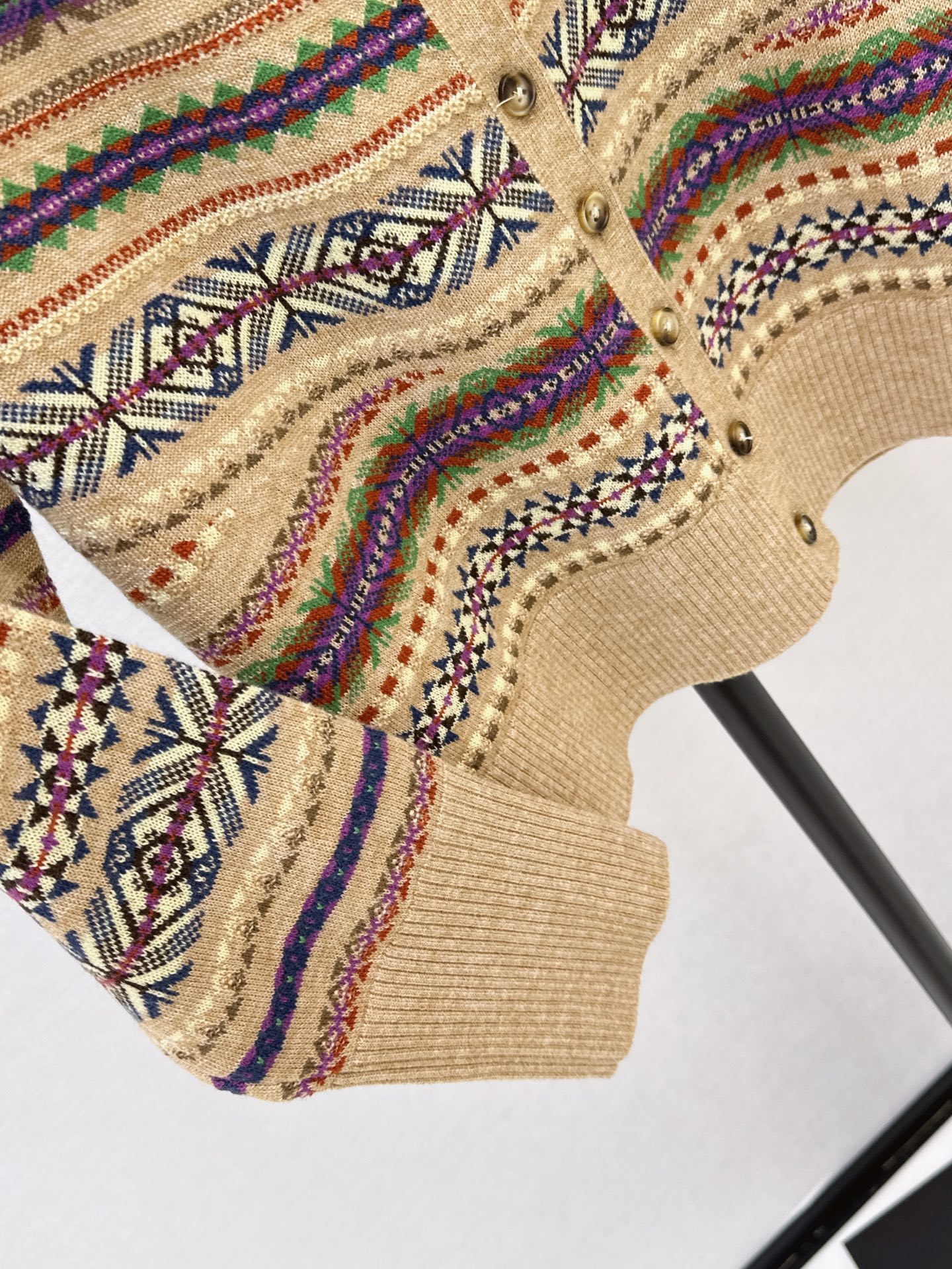 Ralp 26fw fair isle wool cardigan