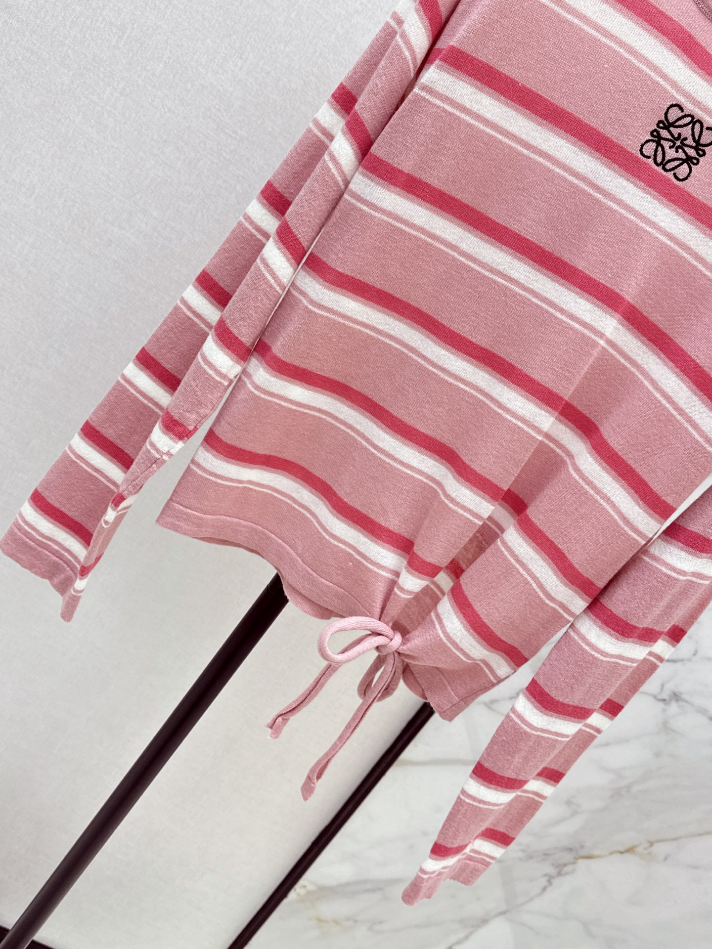 Loe 26ss stripe wool knitwear