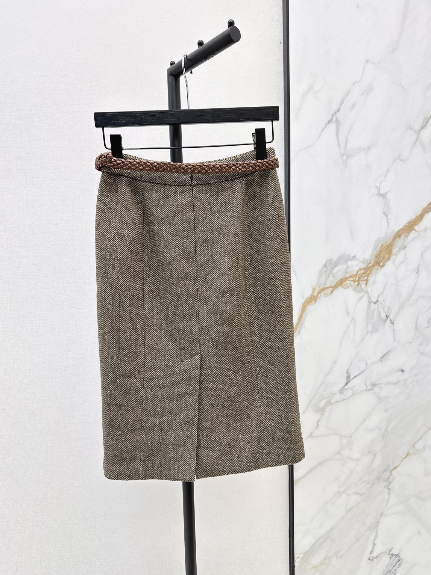 Ralp 26fw woven A-line skirt