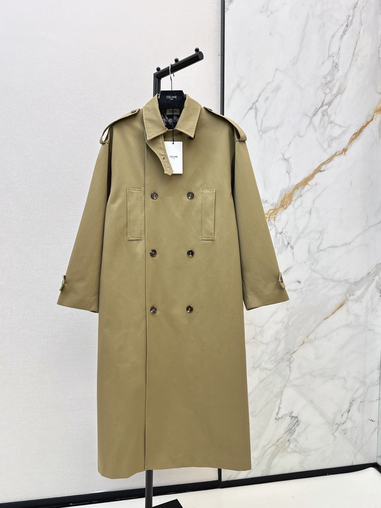 Celi 26fw print trench coats
