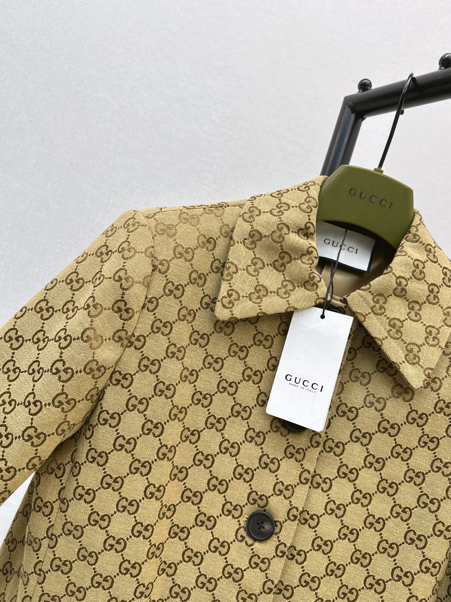 Guc 26fw jacquard long jacket