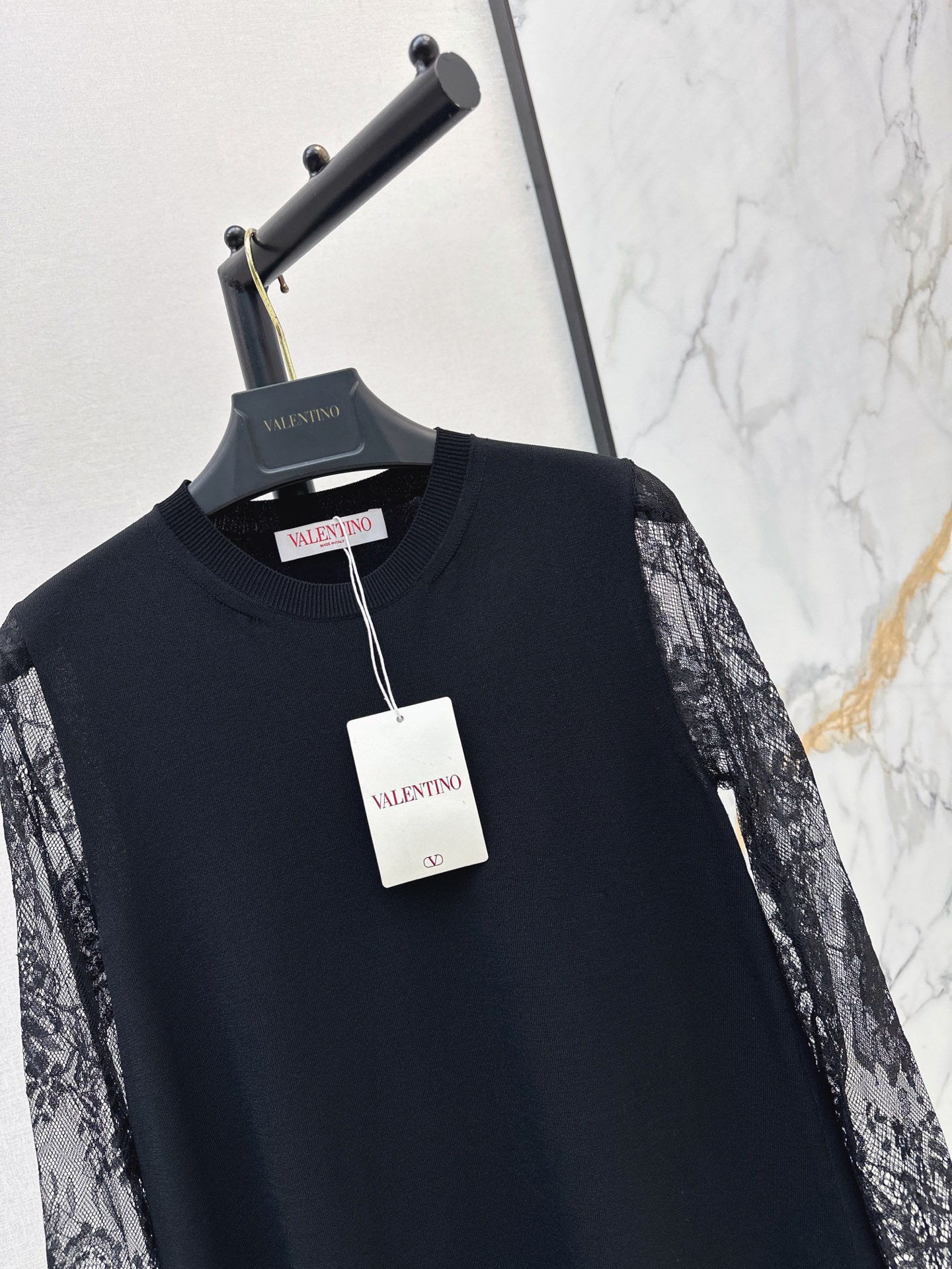 Valen 26fw lace knit dress