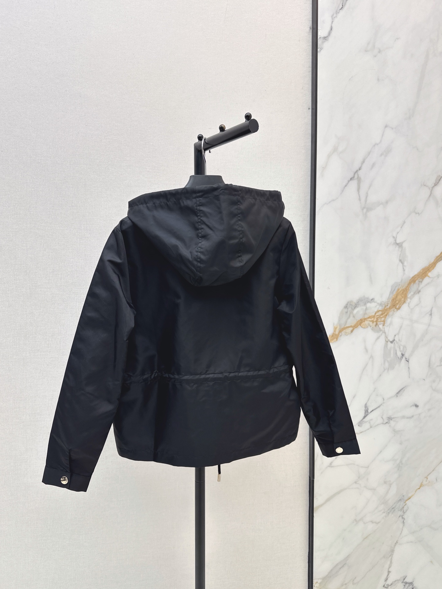 Pra 26fw drawstring hooded jacket