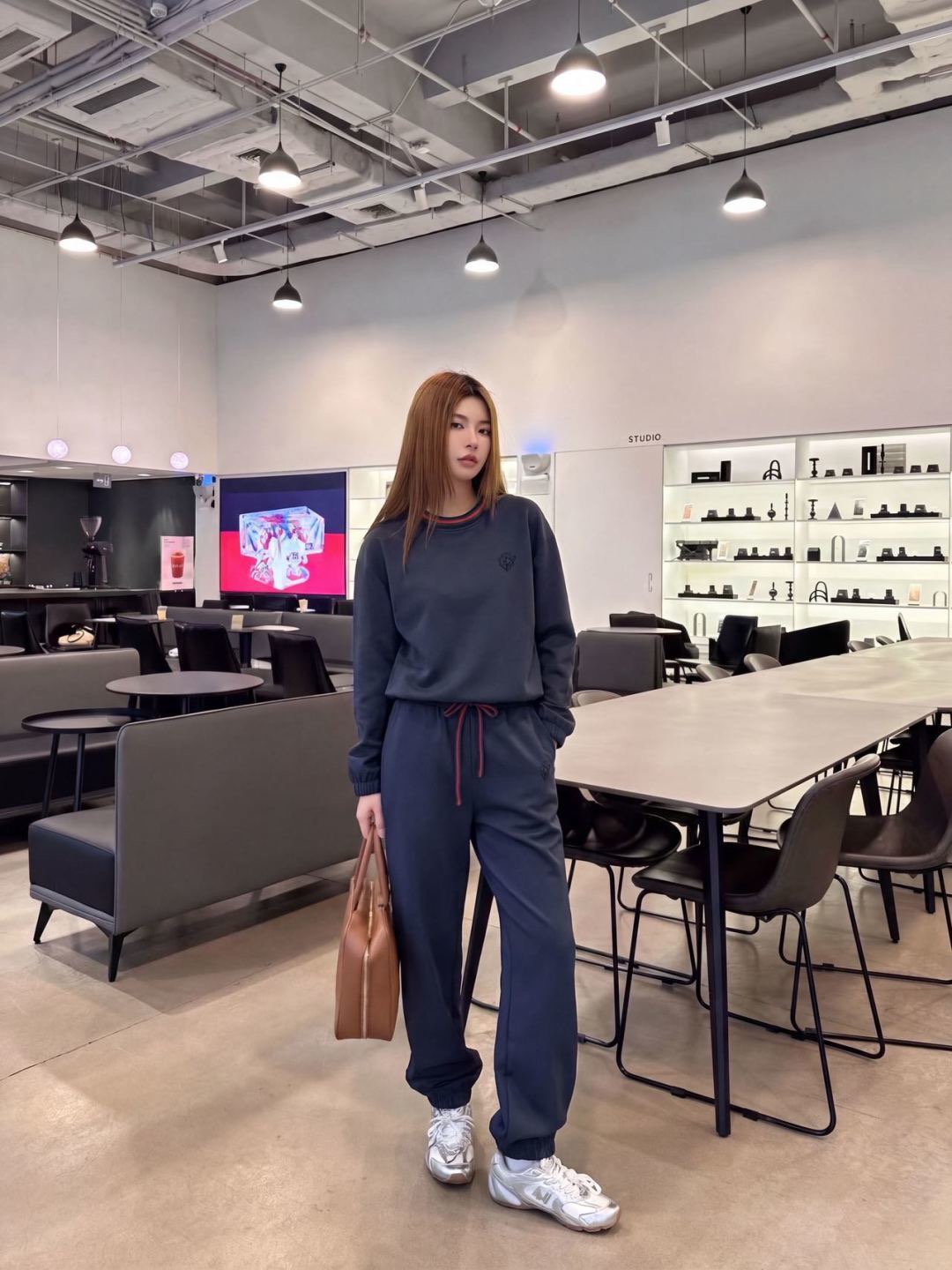 Guc 26fw casual sweatshirt pants sets