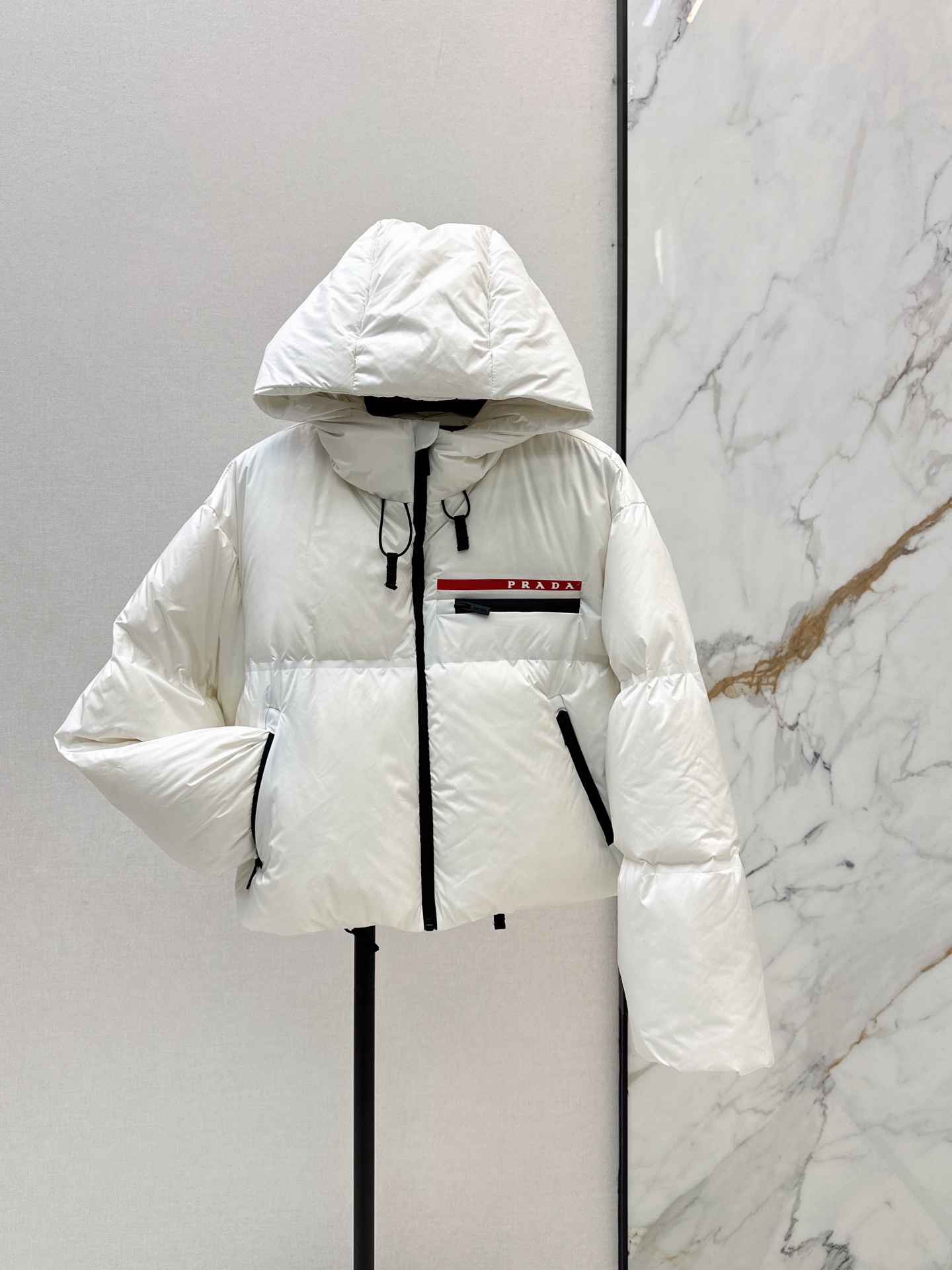 Pra 26fw hooded ski down jacket