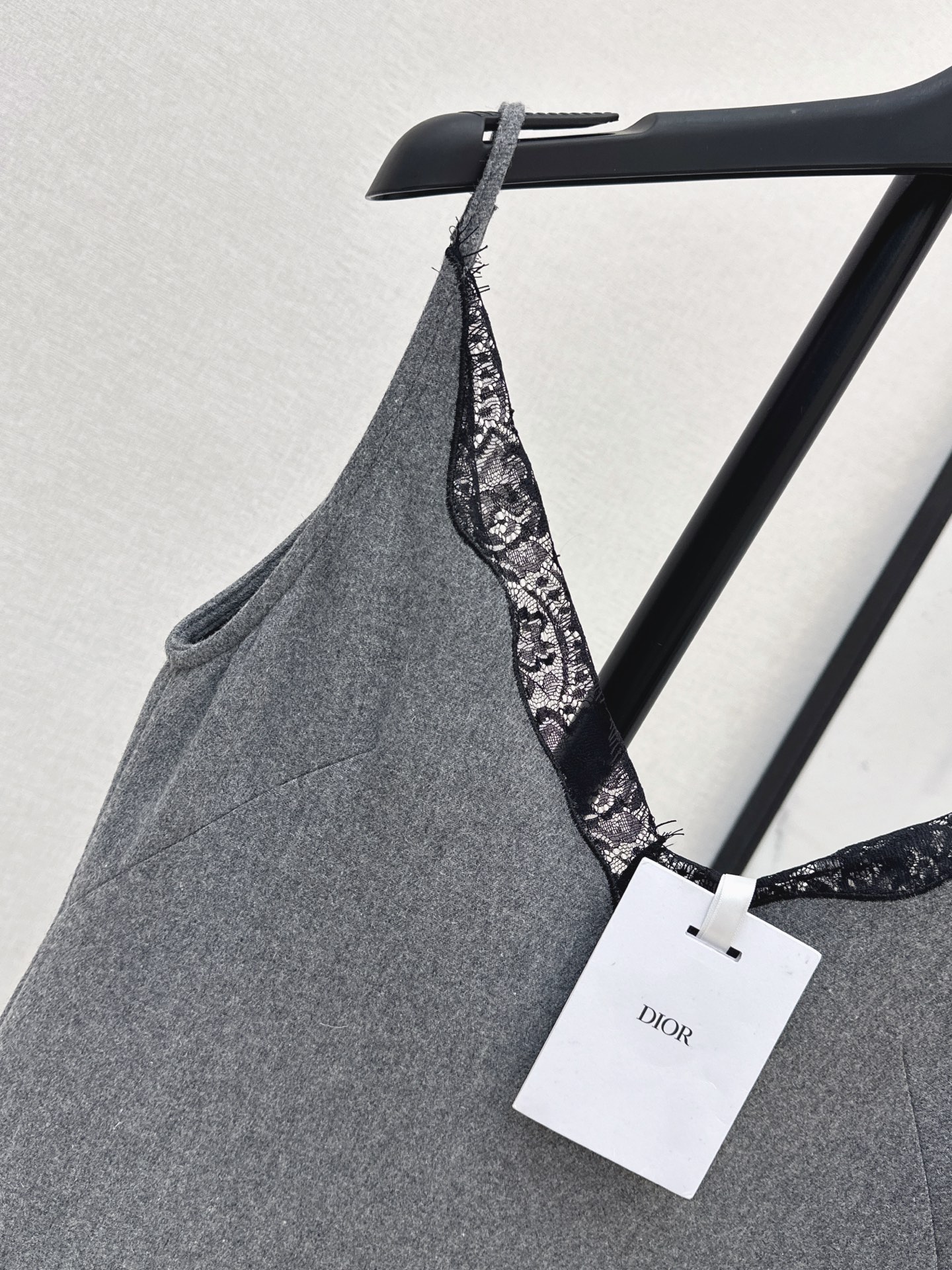 CD 26fw lace trim slip dress