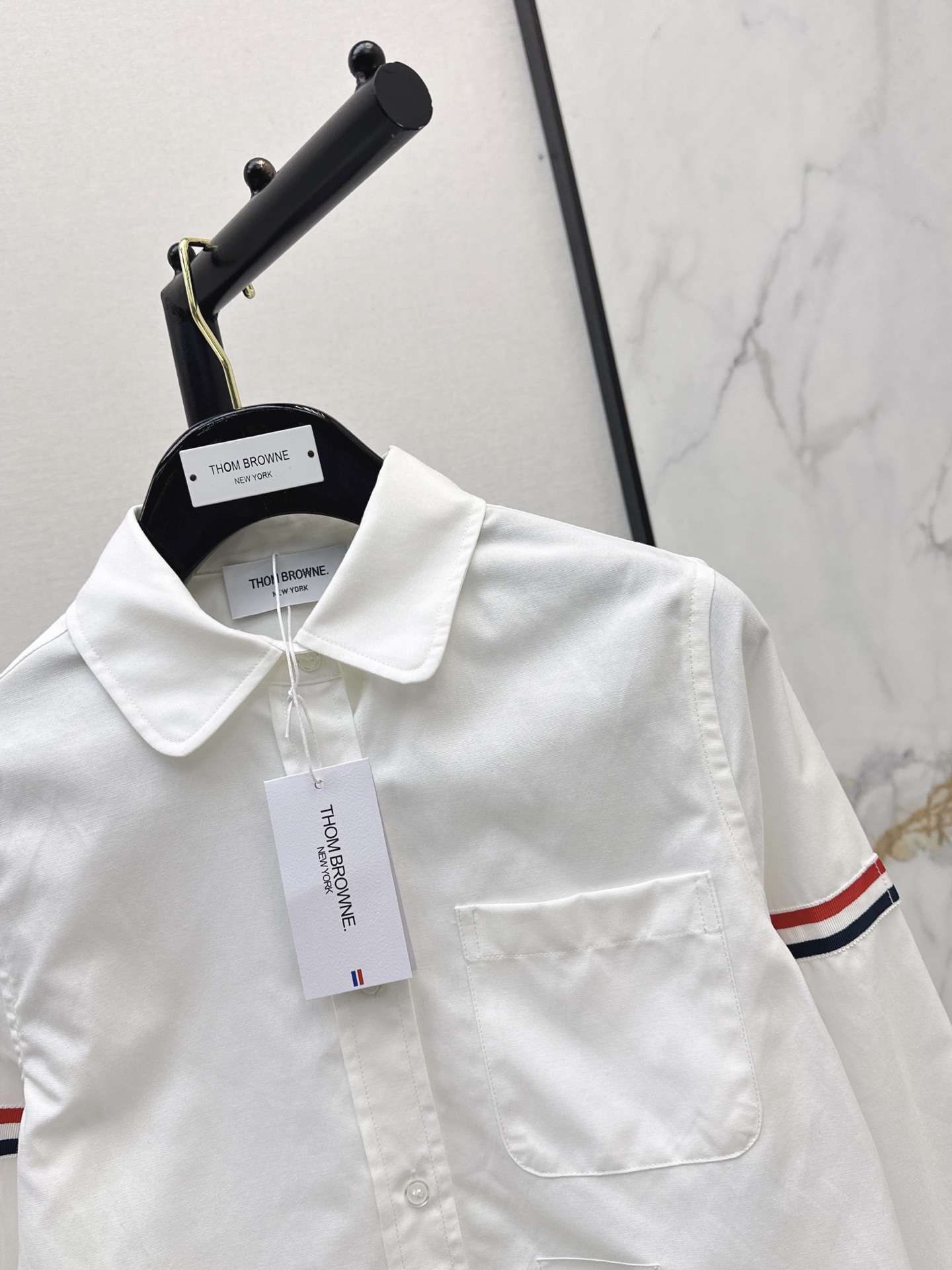 Thom 26fw cropped shirt