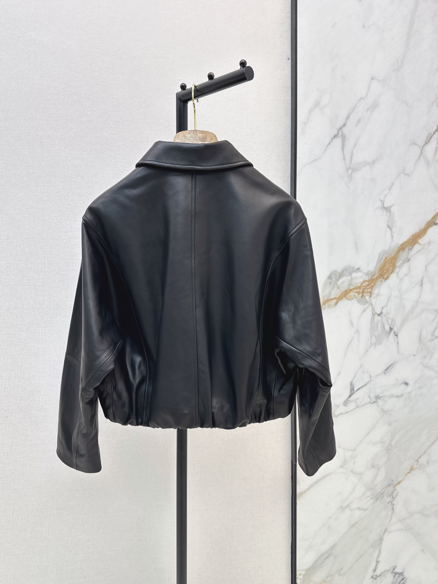 Brun 26fw leather jacket
