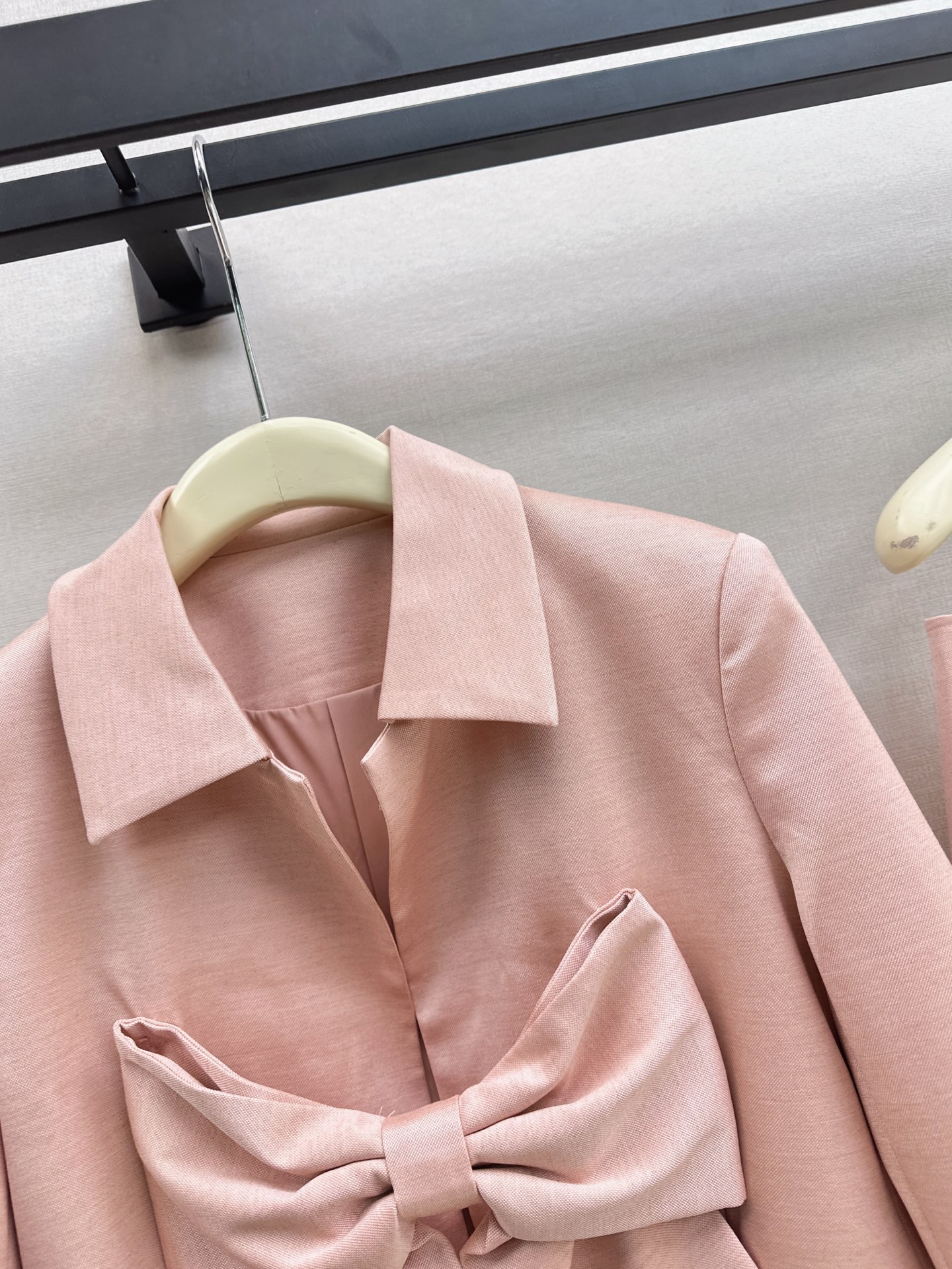 Chan 26fw bow blazer A-line skirt sets