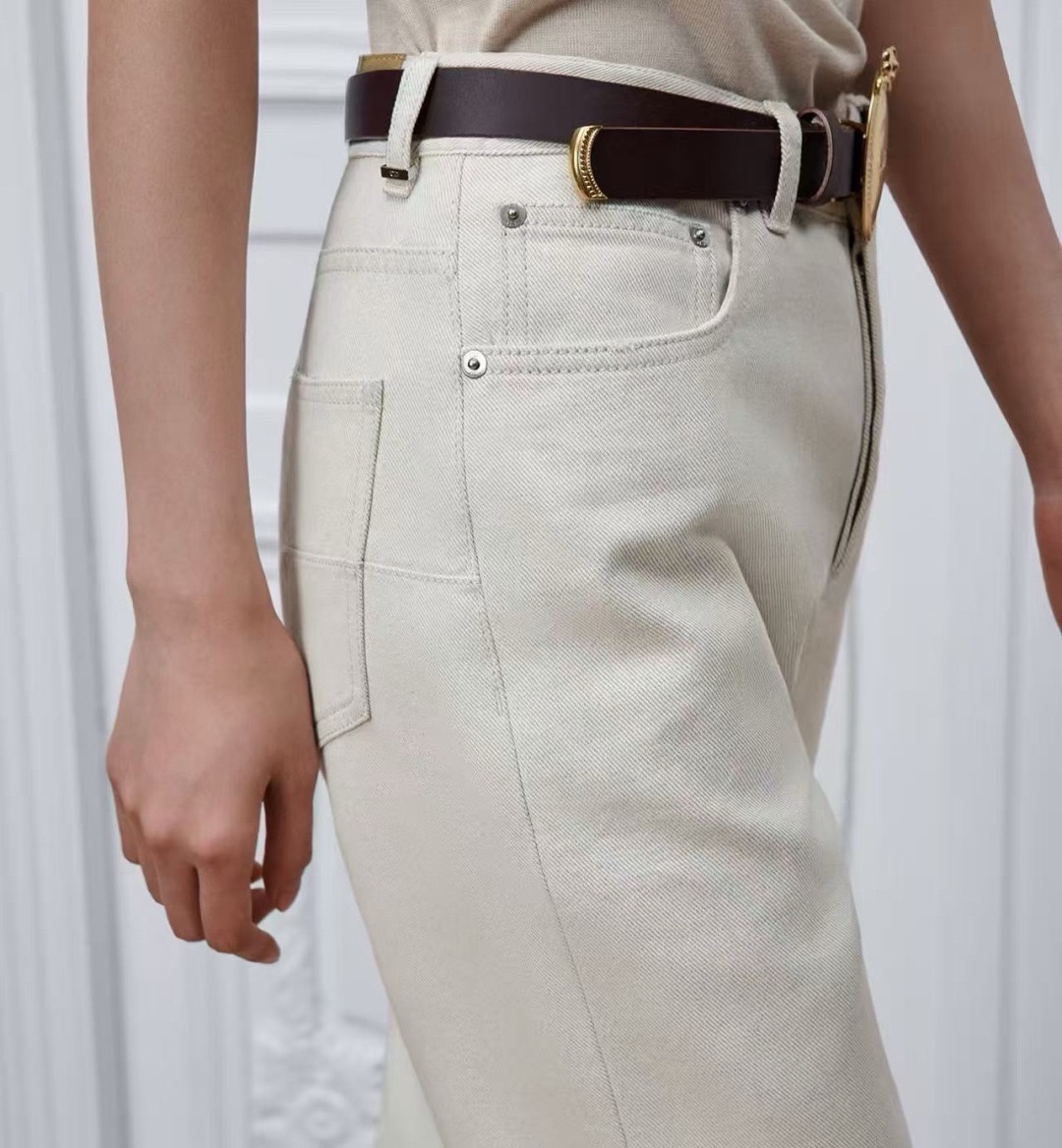 CD 26fw belted jeans