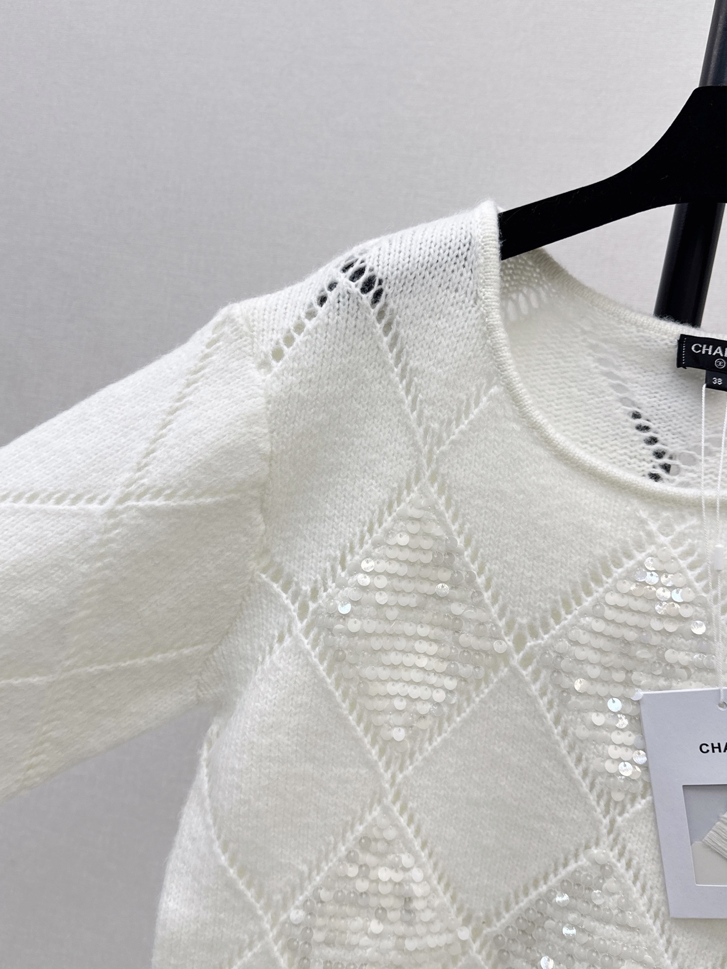 Chan 26fw sequin knitweasr