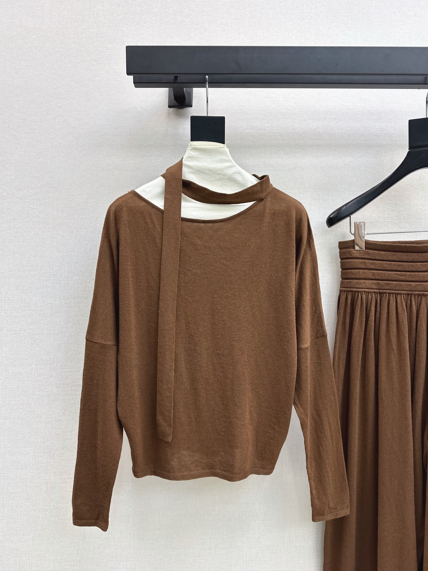 Row 26fw wool knitwear pants sets