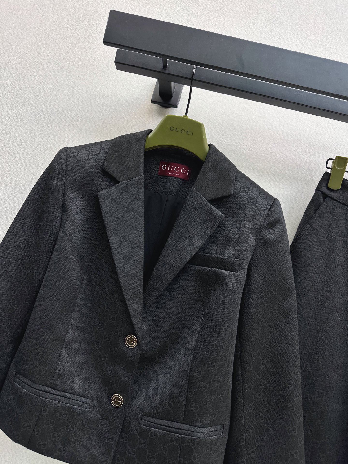 Guc 26fw jacquard jacket pants sets