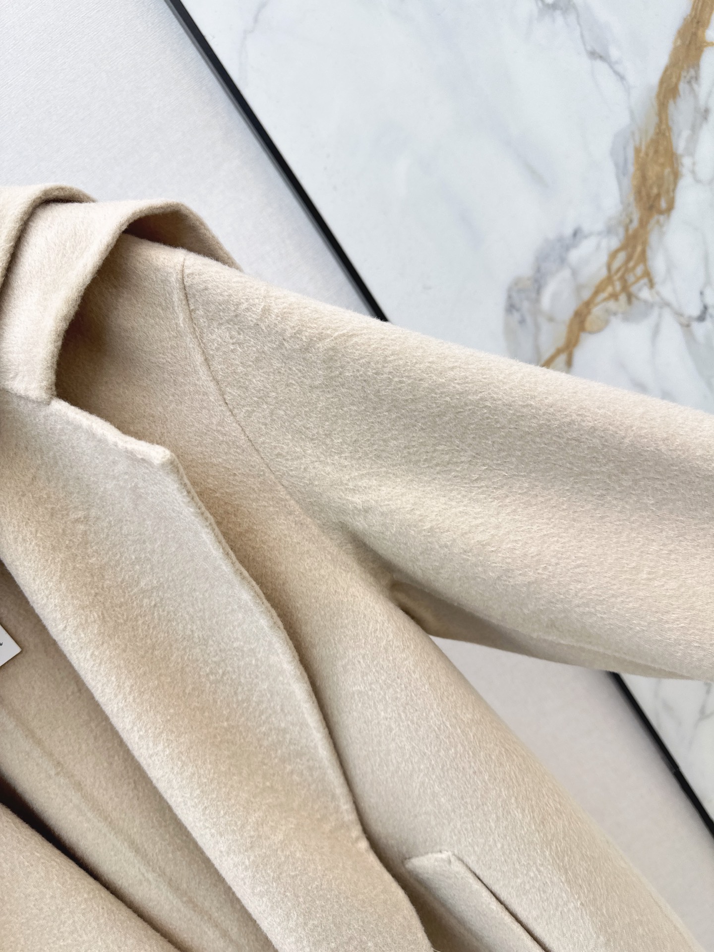 Loui 26fw woolen scarf overcoats