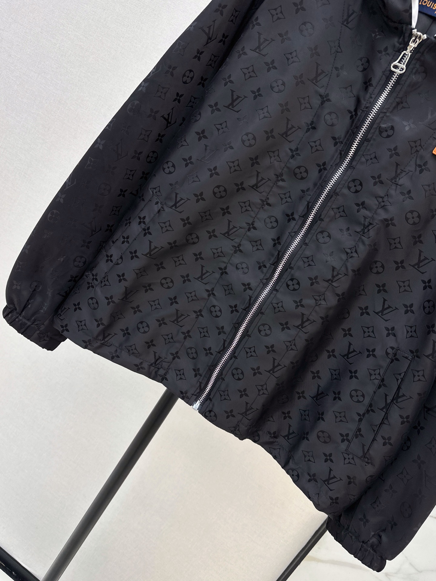 Loui 26fw jacquard hooded jacket