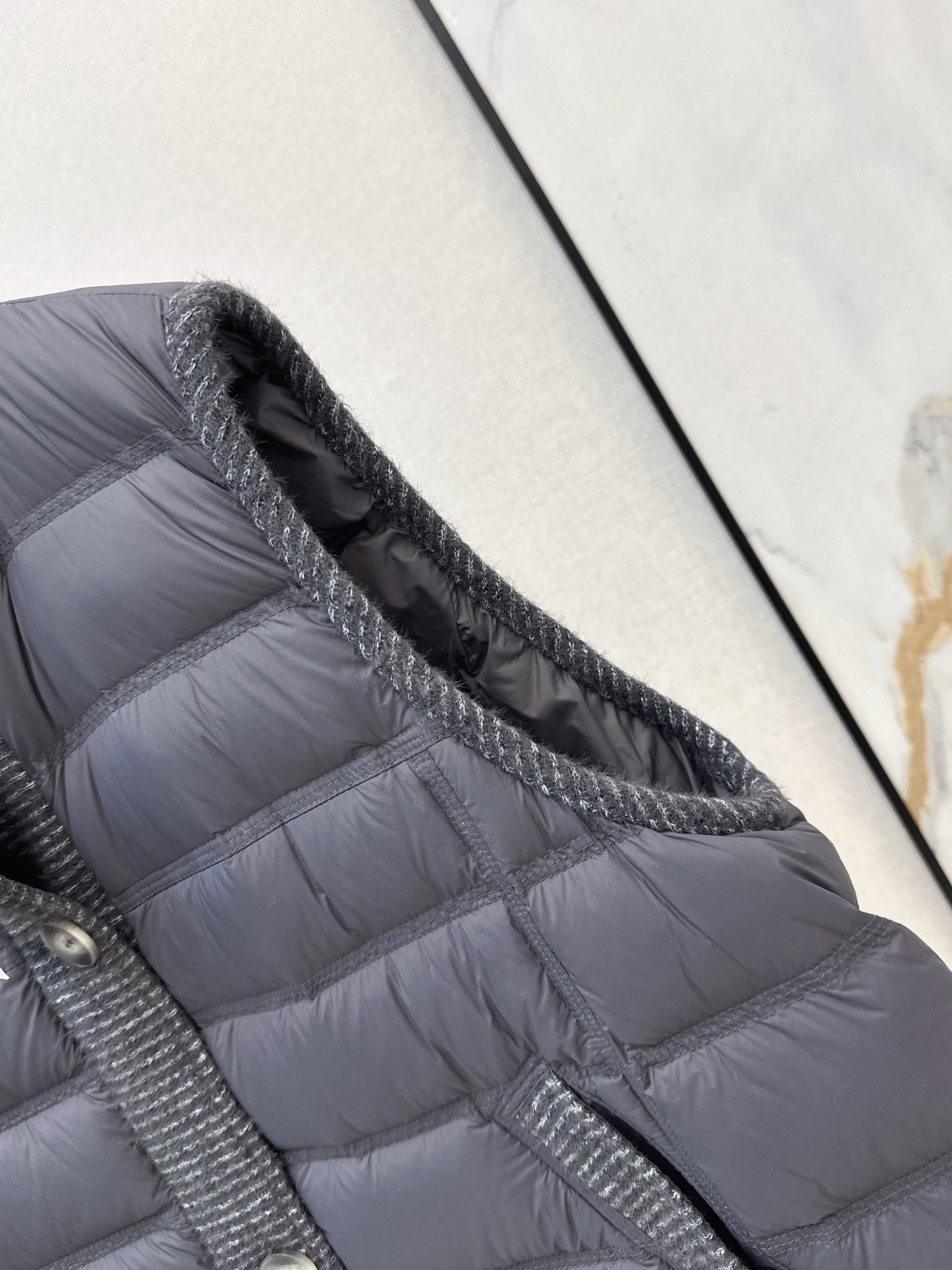 Max 26fw wool contract down vest