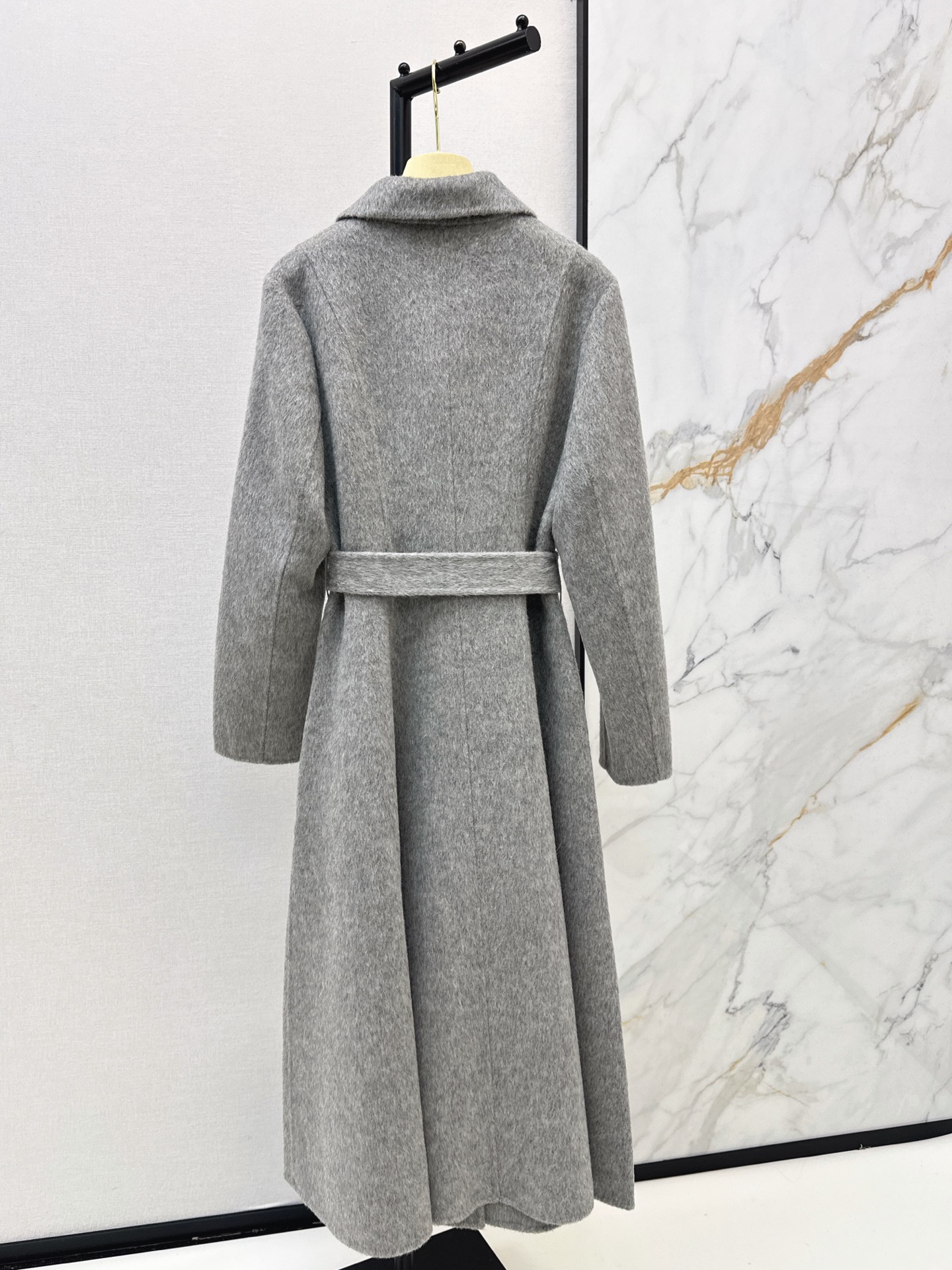 Miu 26fw woolen belted overcoats