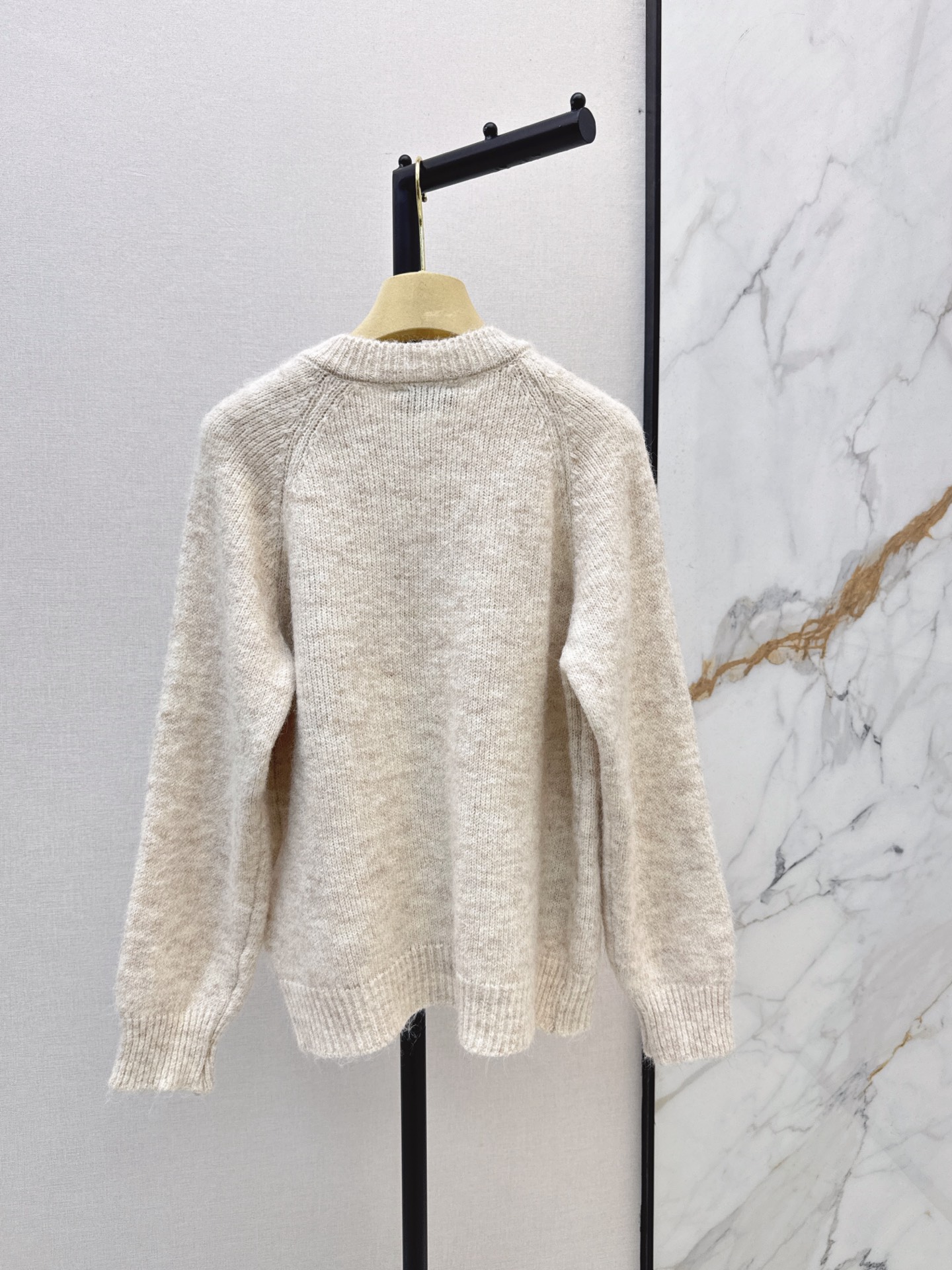 Miu 26fw jacquard knit cardigan