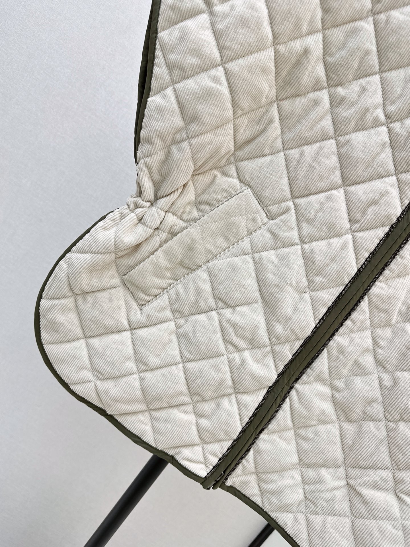 Brun 26fw coudroy padded vest jacket