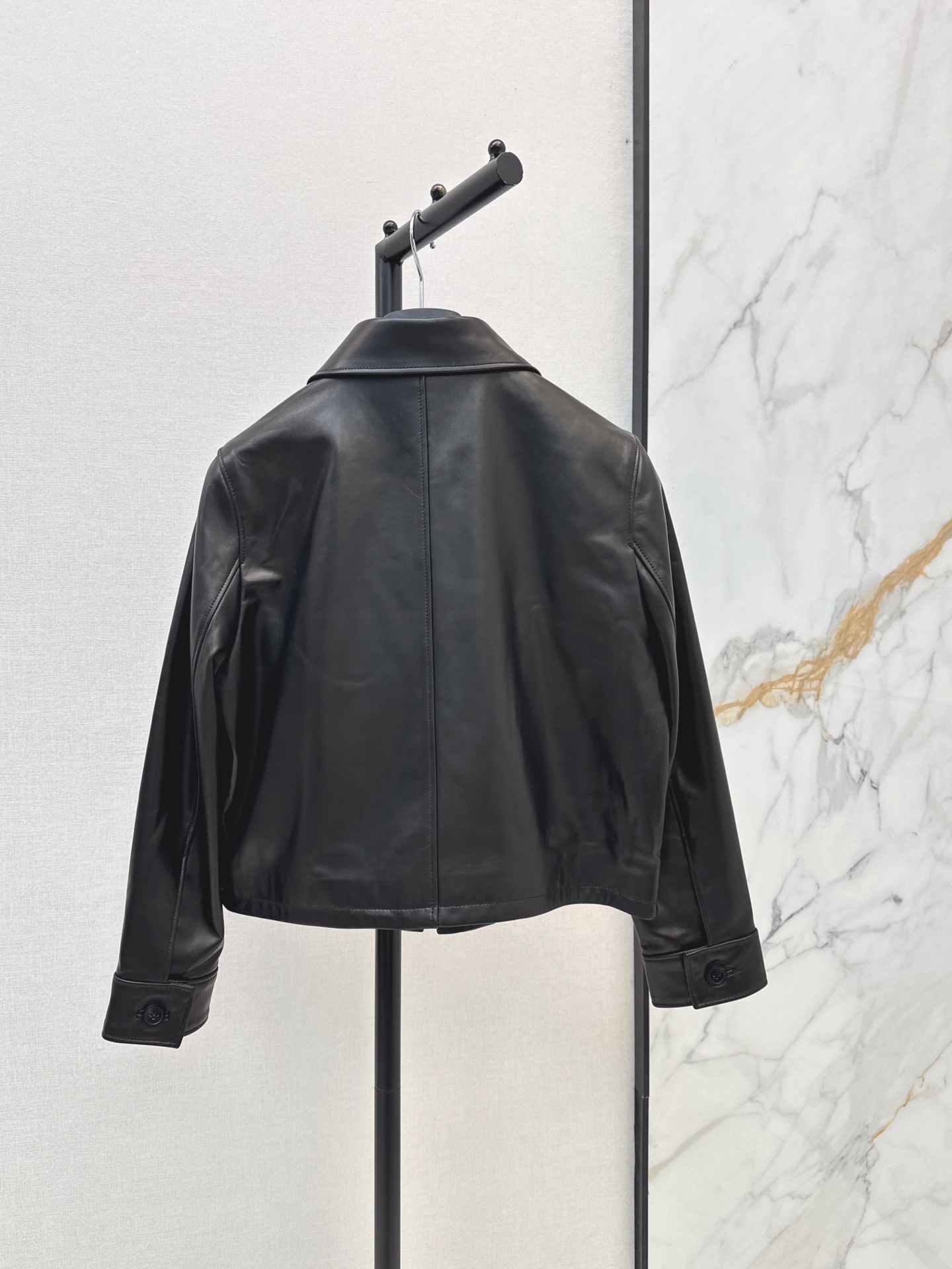 CD 26fw leather jacket
