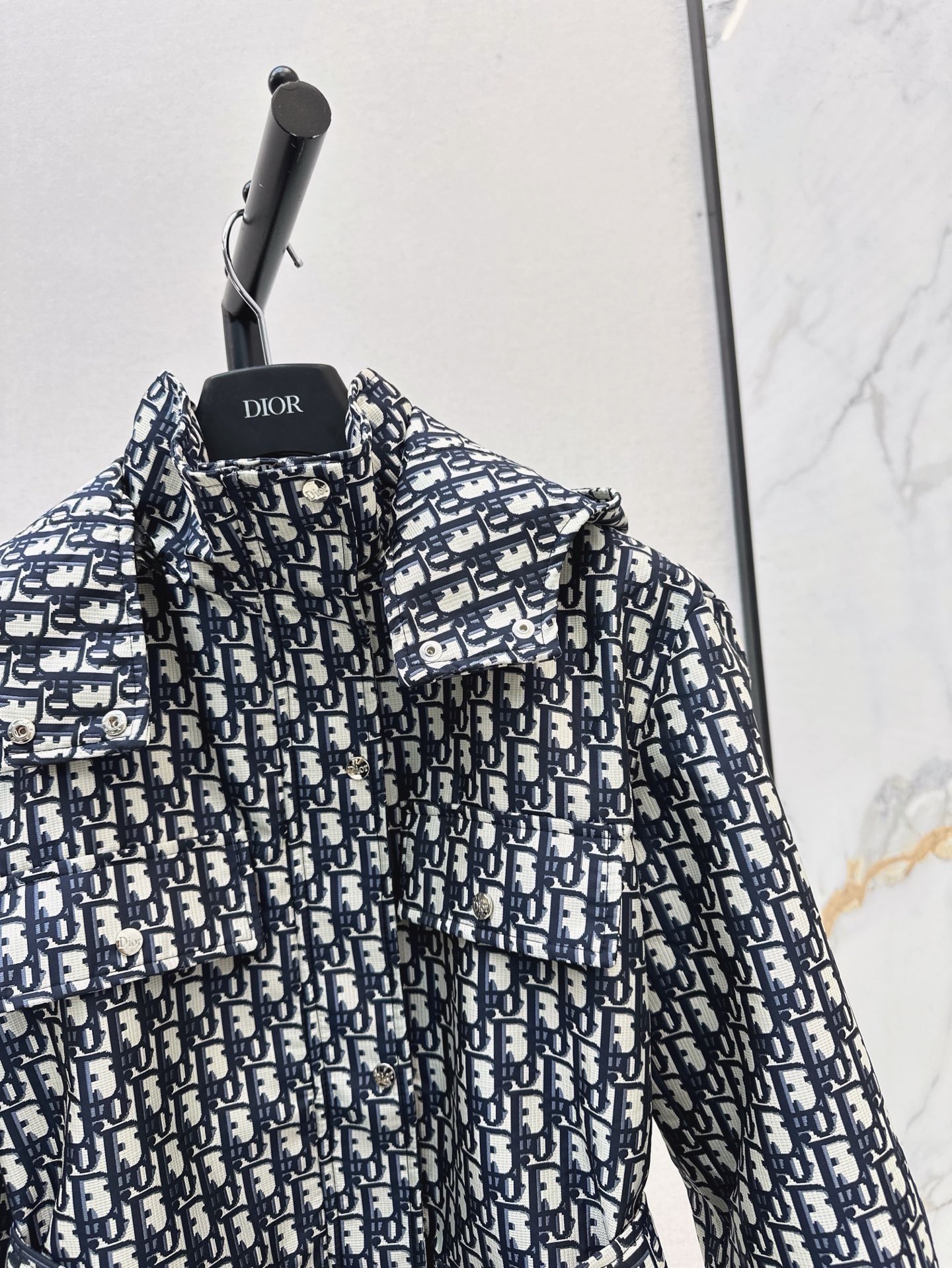 CD 26fw jacquard hooded jacket