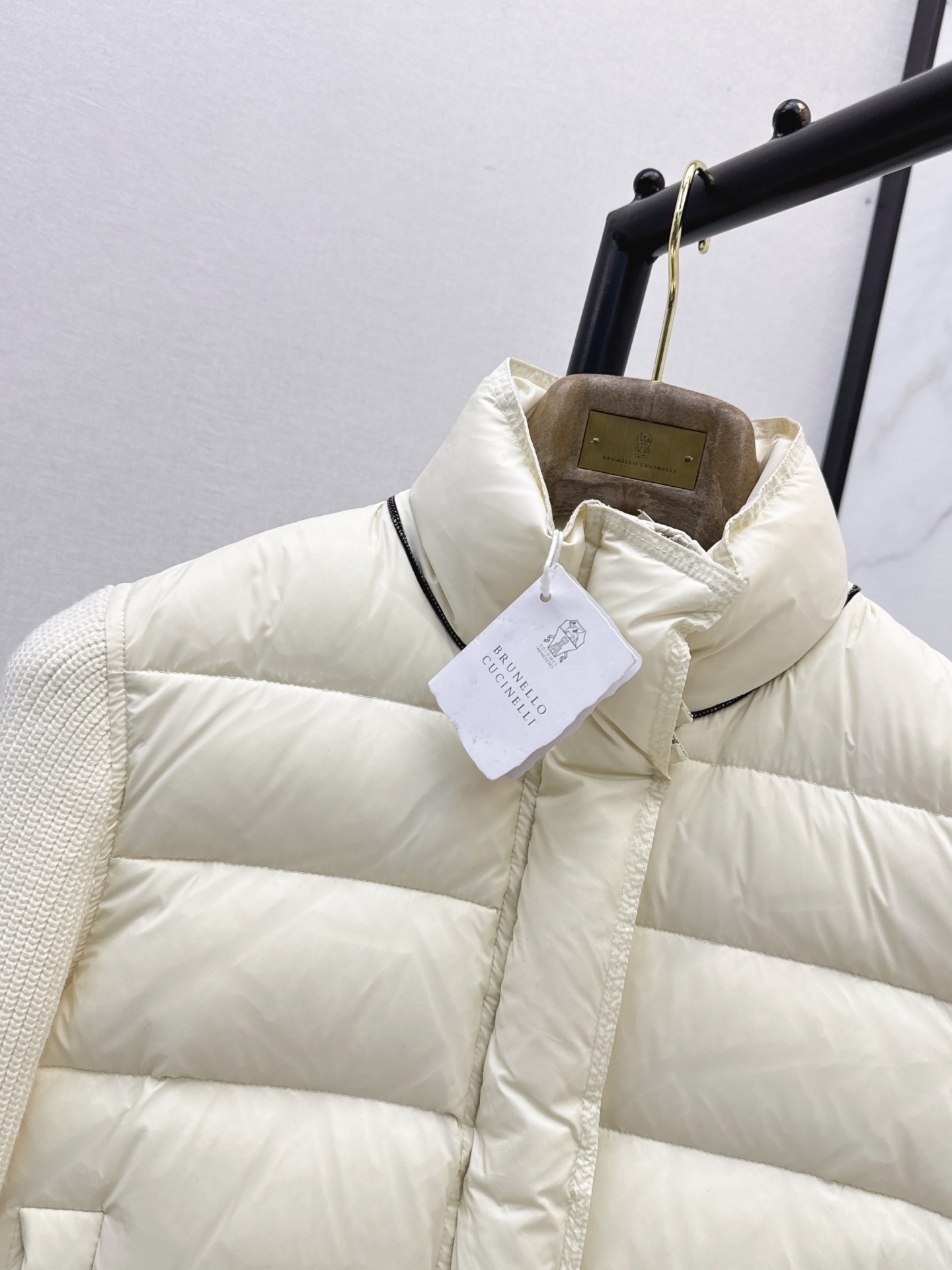 Brun 26fw cropped down jacket