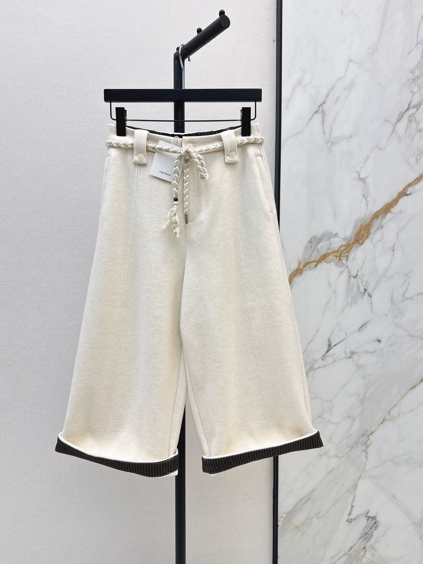 Row 26fw cropped wide-leg pants