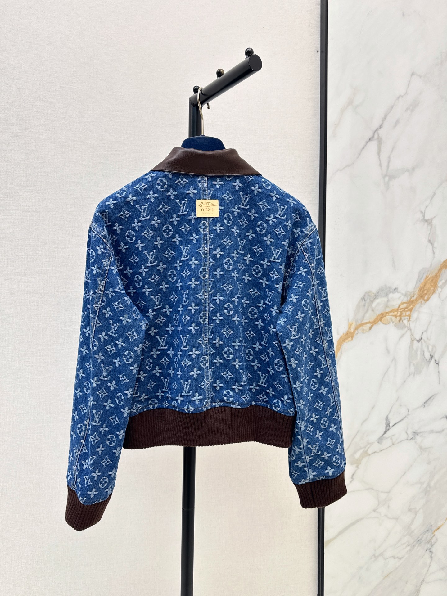 Loui 26fw jacquard denim jacket