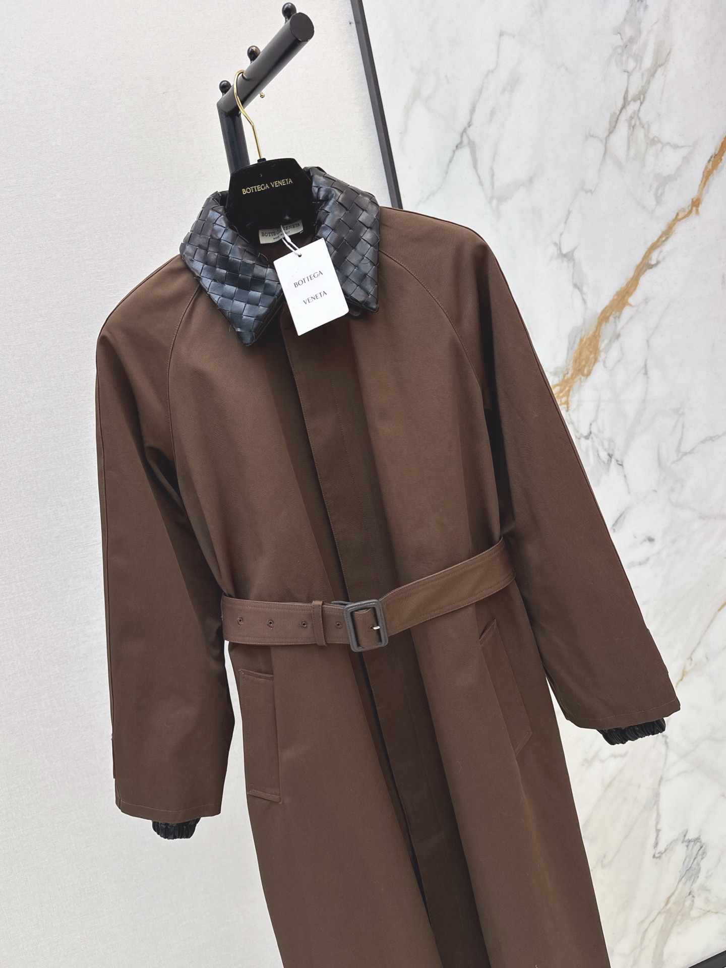 Bott 26fw woven collar trench coats