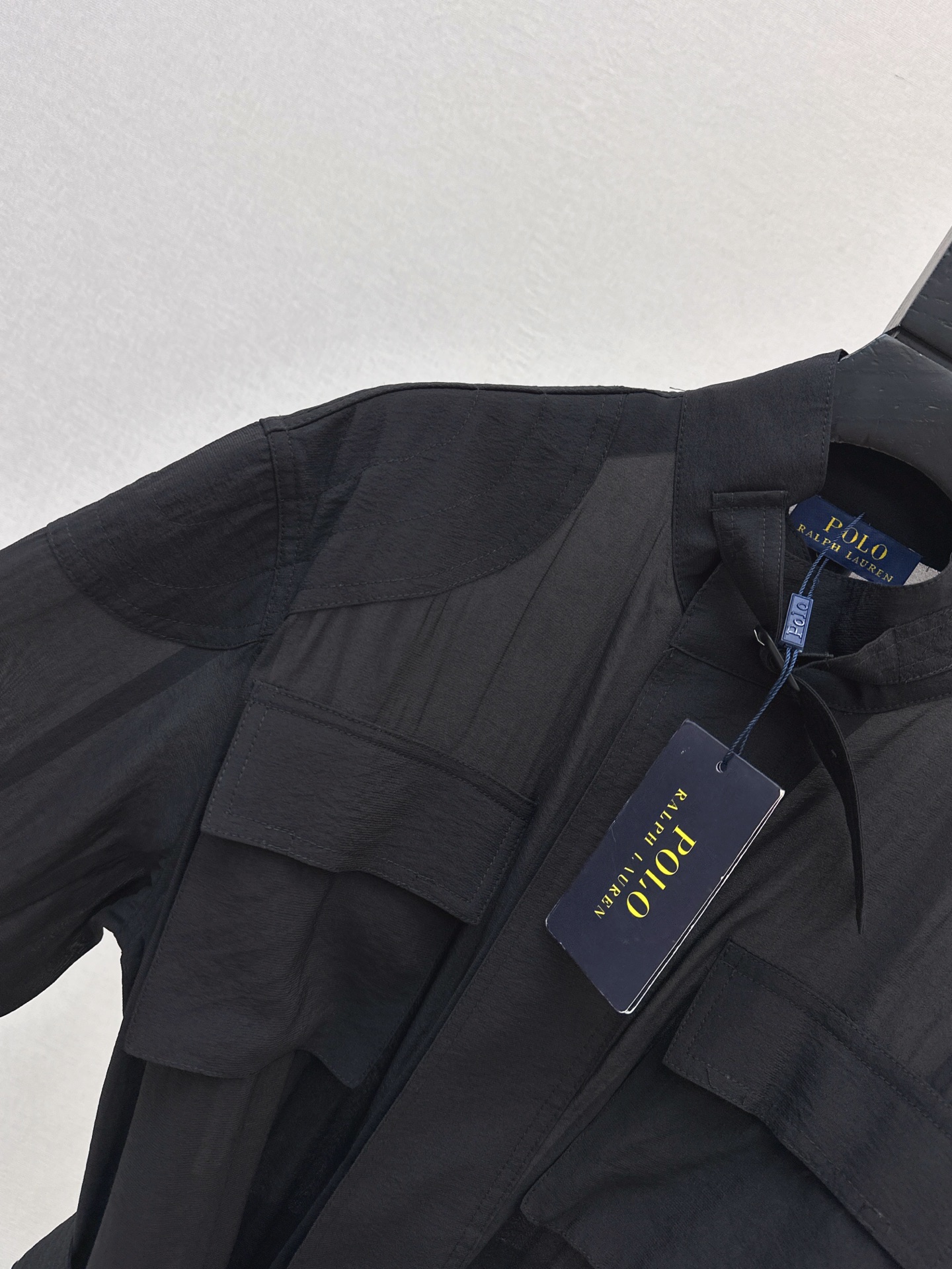 Ralp 26fw stand collar belted jacket