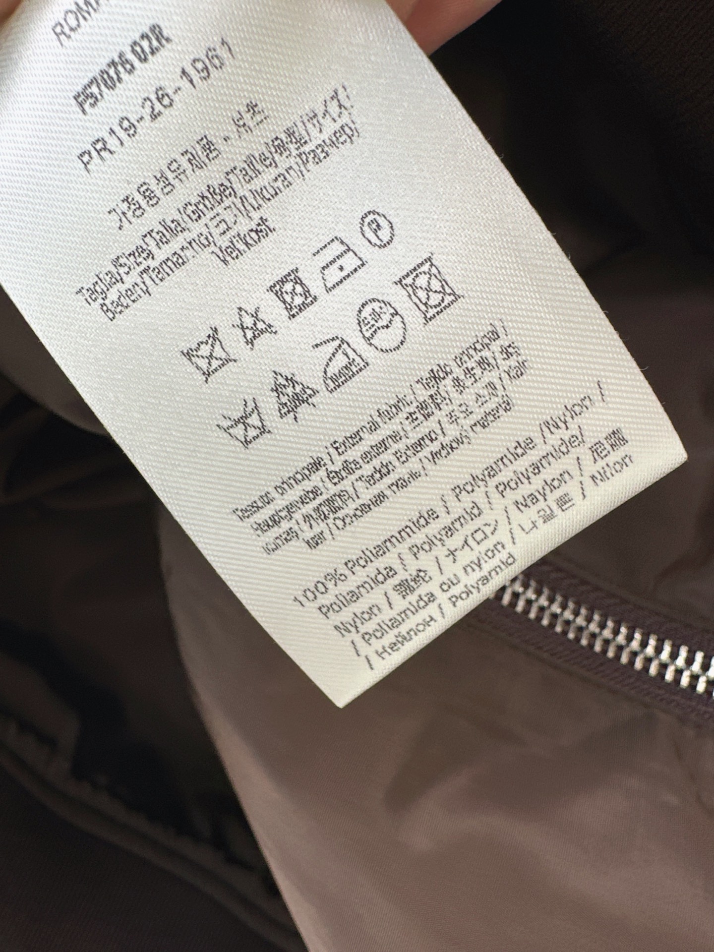 Fen 26fw reversible jacket