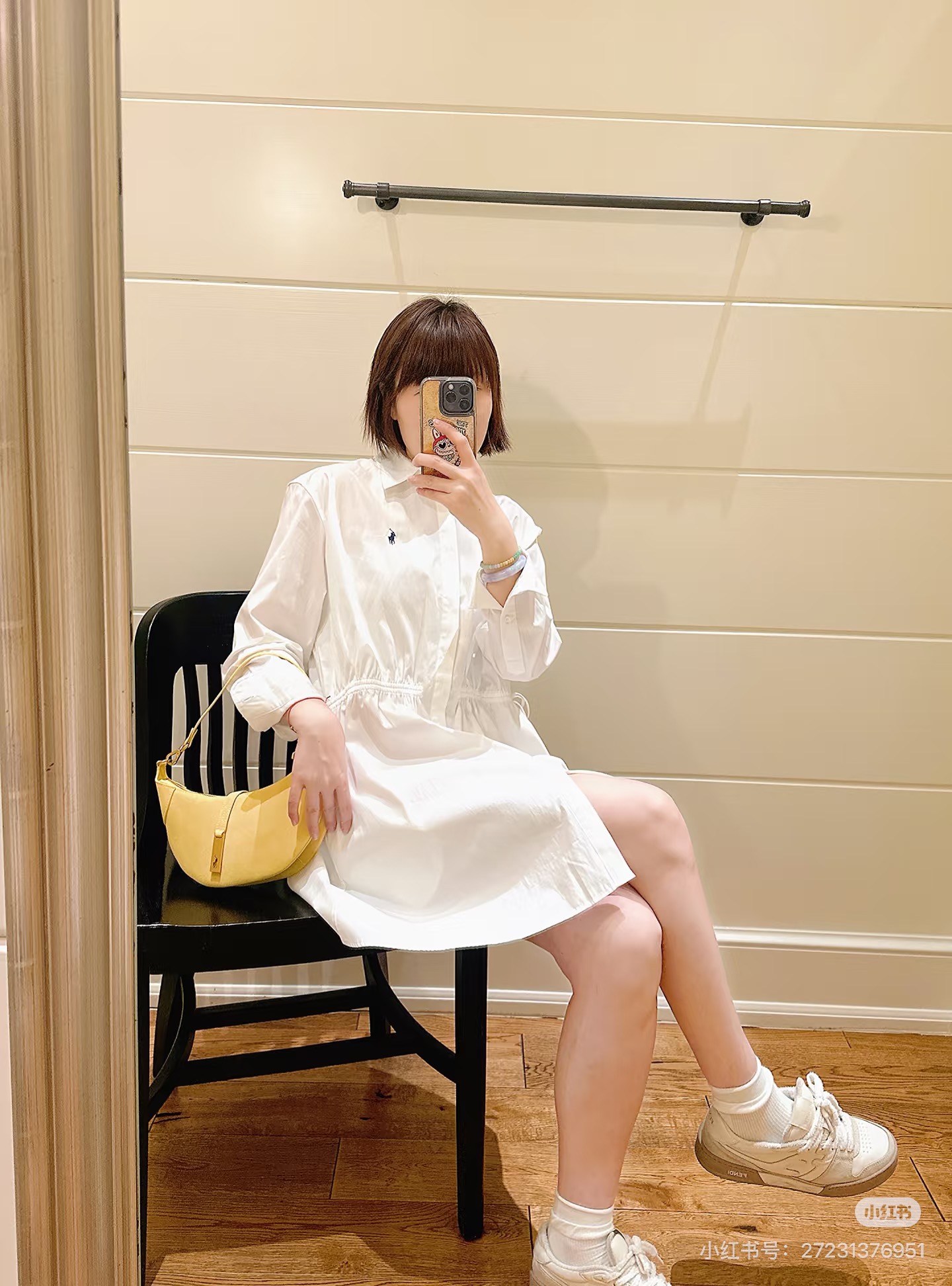 Ralp 26fw drawstring shirt dress