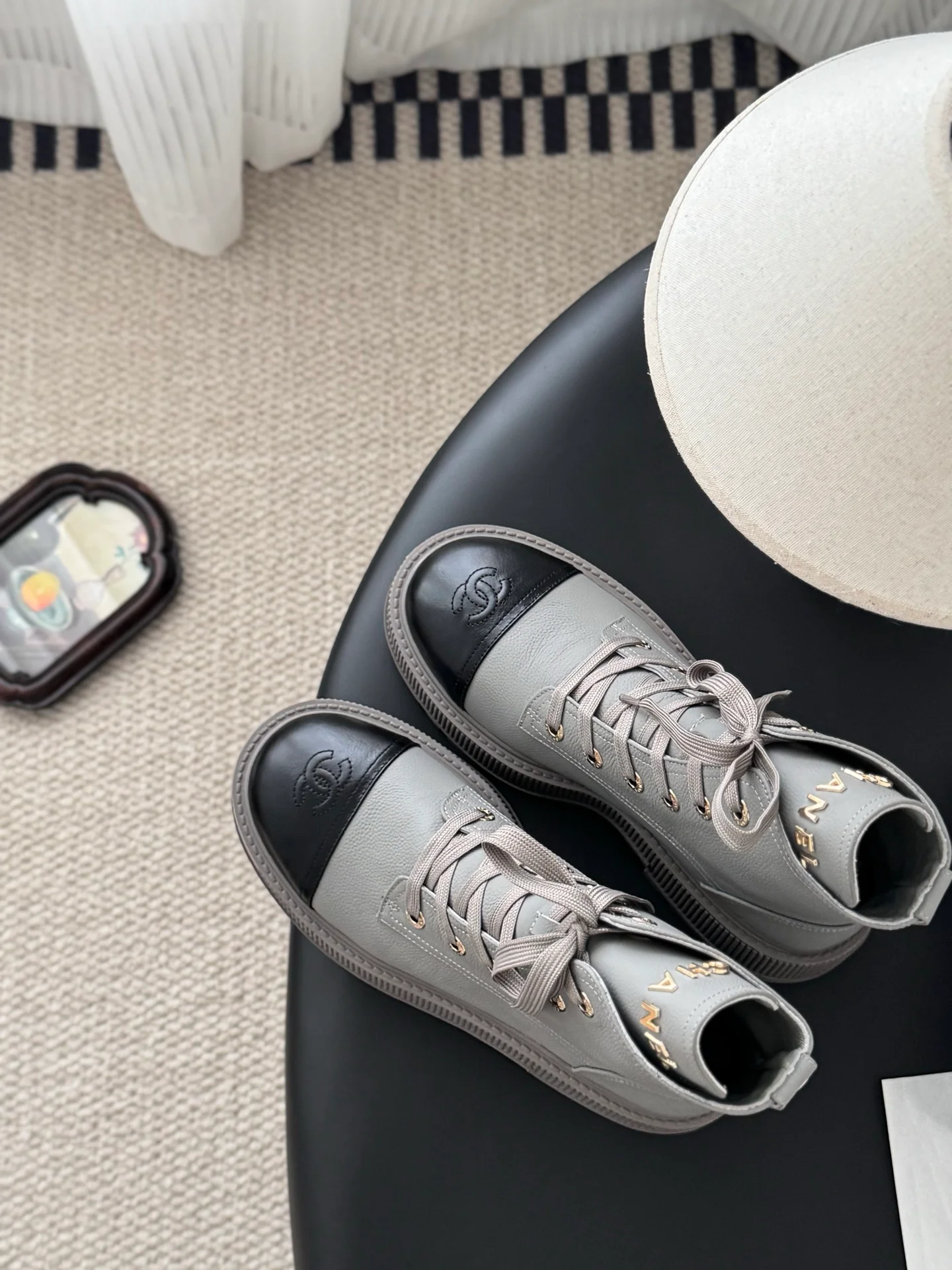 Chan 25fw ankle boots