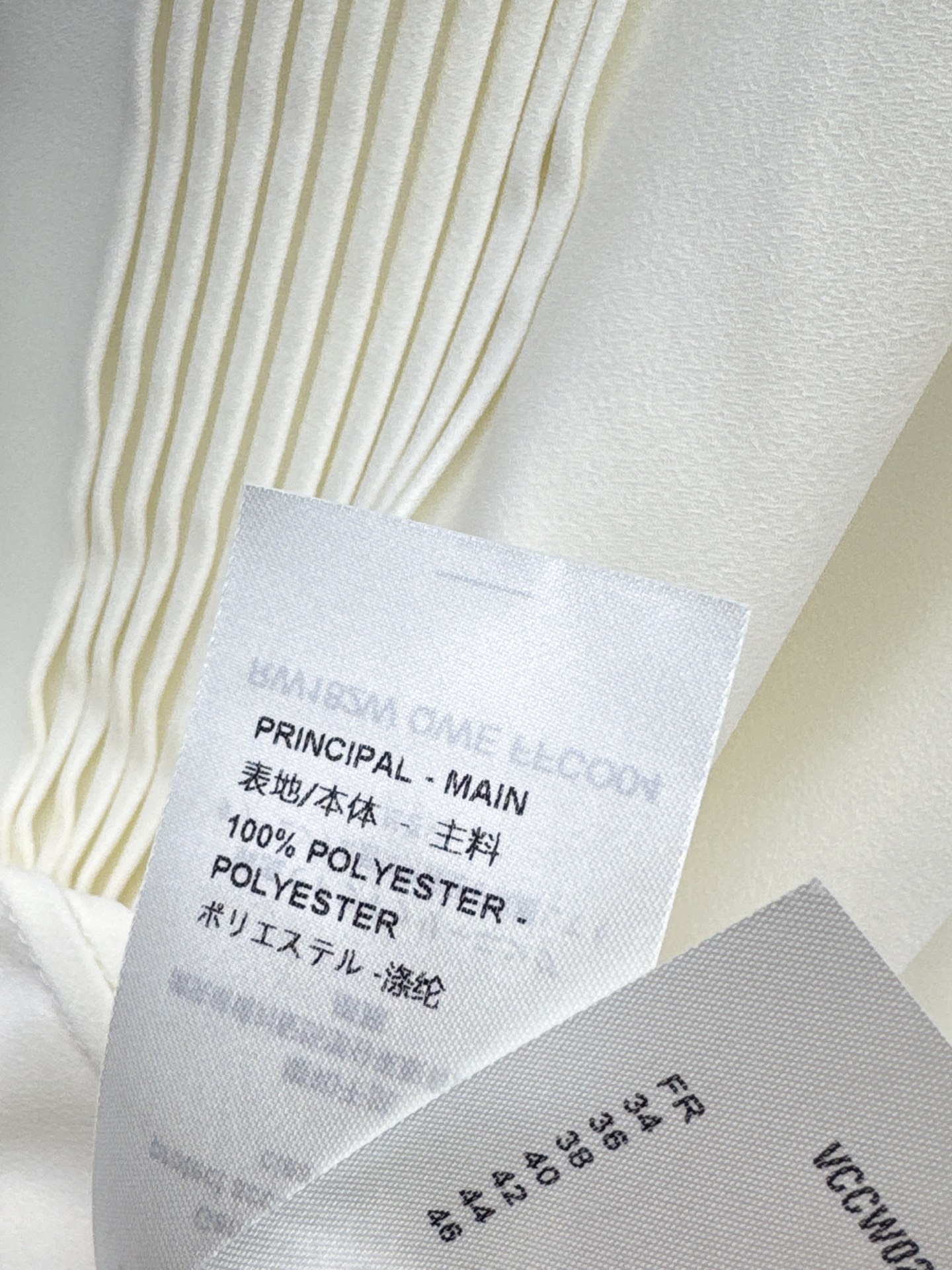 Loui 26fw scraf ribbon shirt
