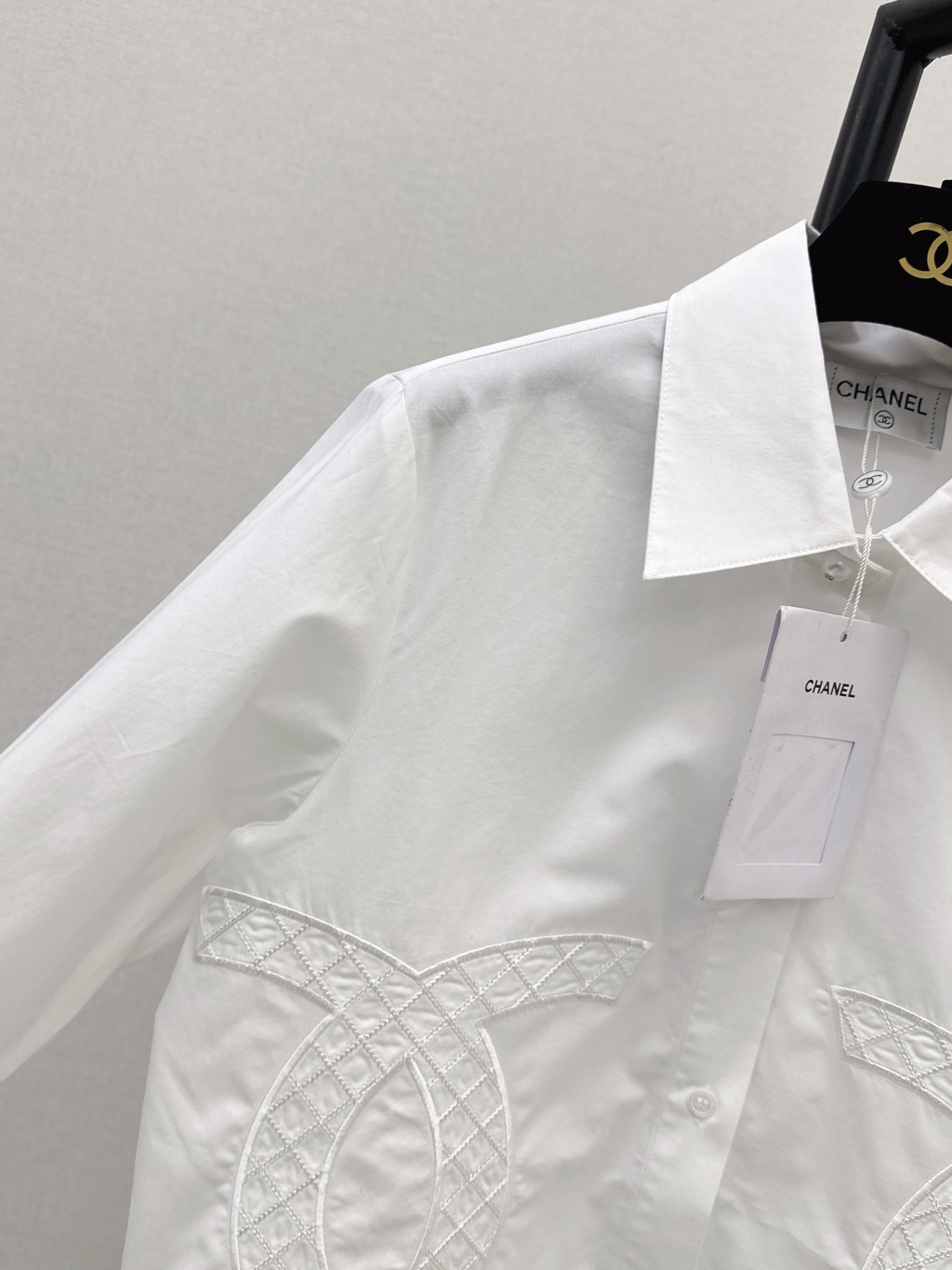 Chan 26fw embroidery shirt