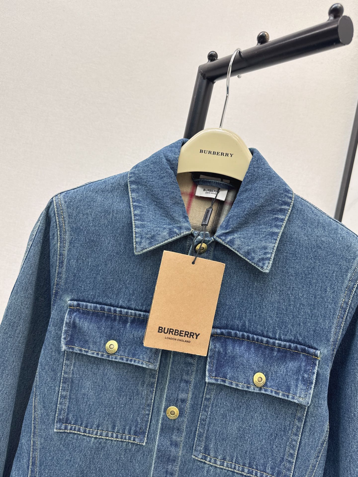 Bur 26fw denim shirt