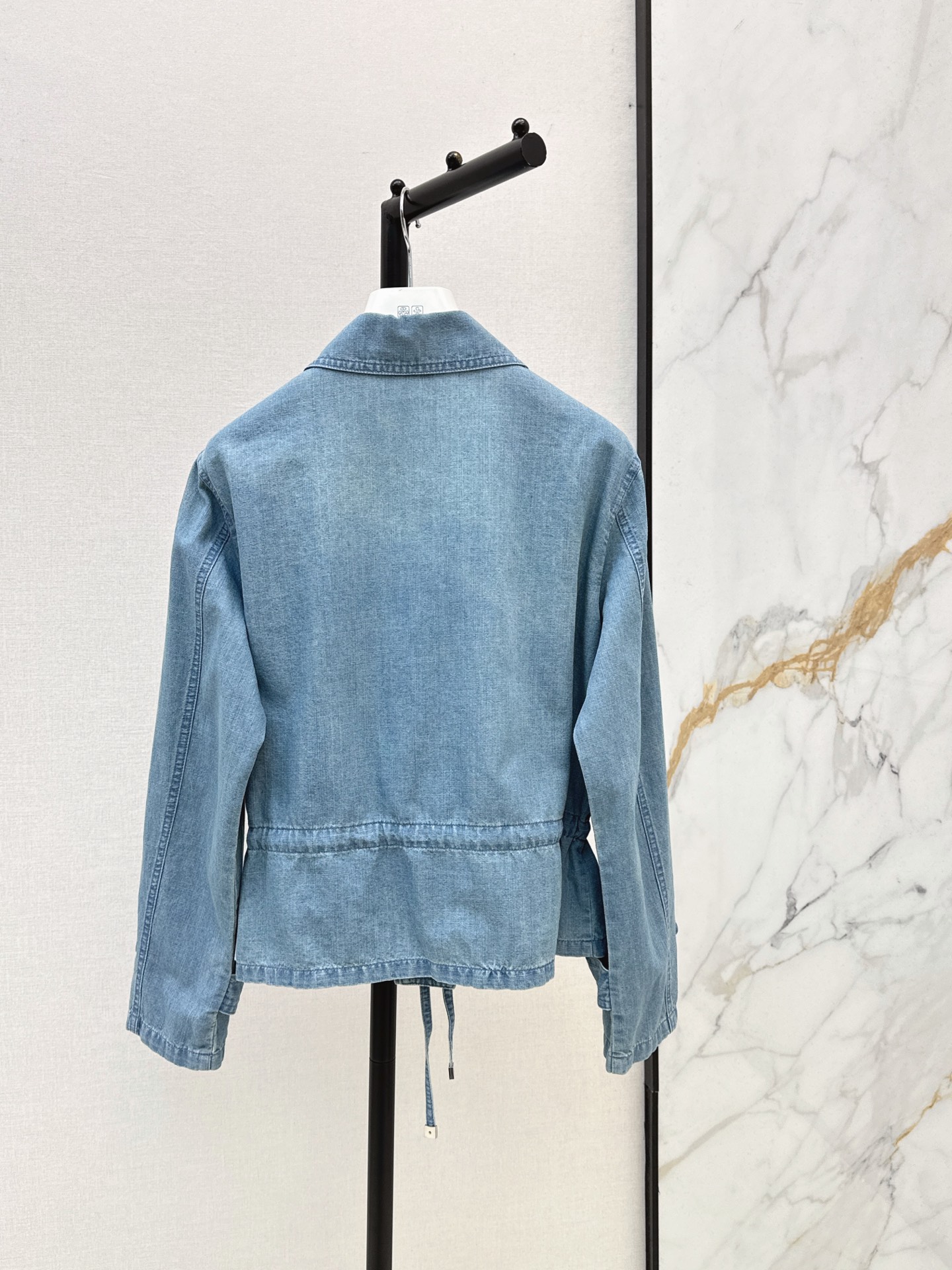 Monc 26fw drawstring denim jacket